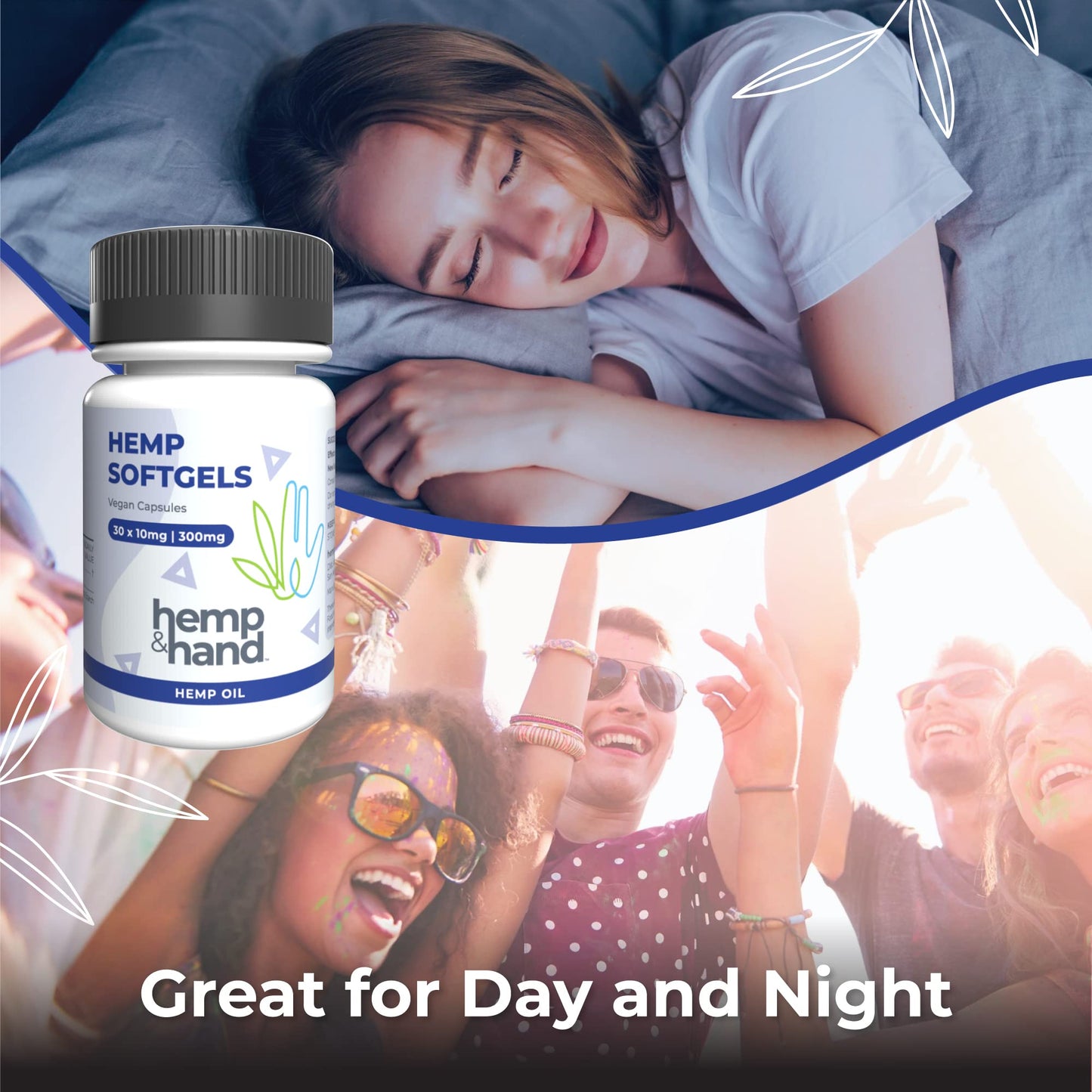 Hemp & Hand Hemp Softgels 300mg, 30 Count