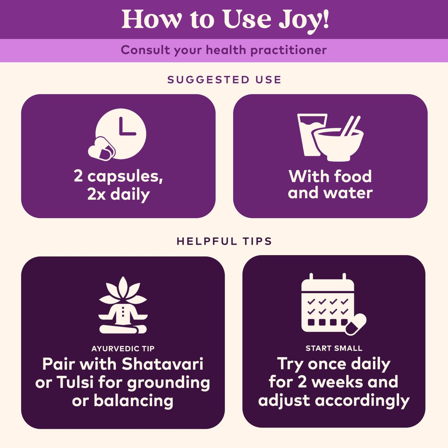 ORGANIC INDIA Joy Herbal Supplement 90 Capsules