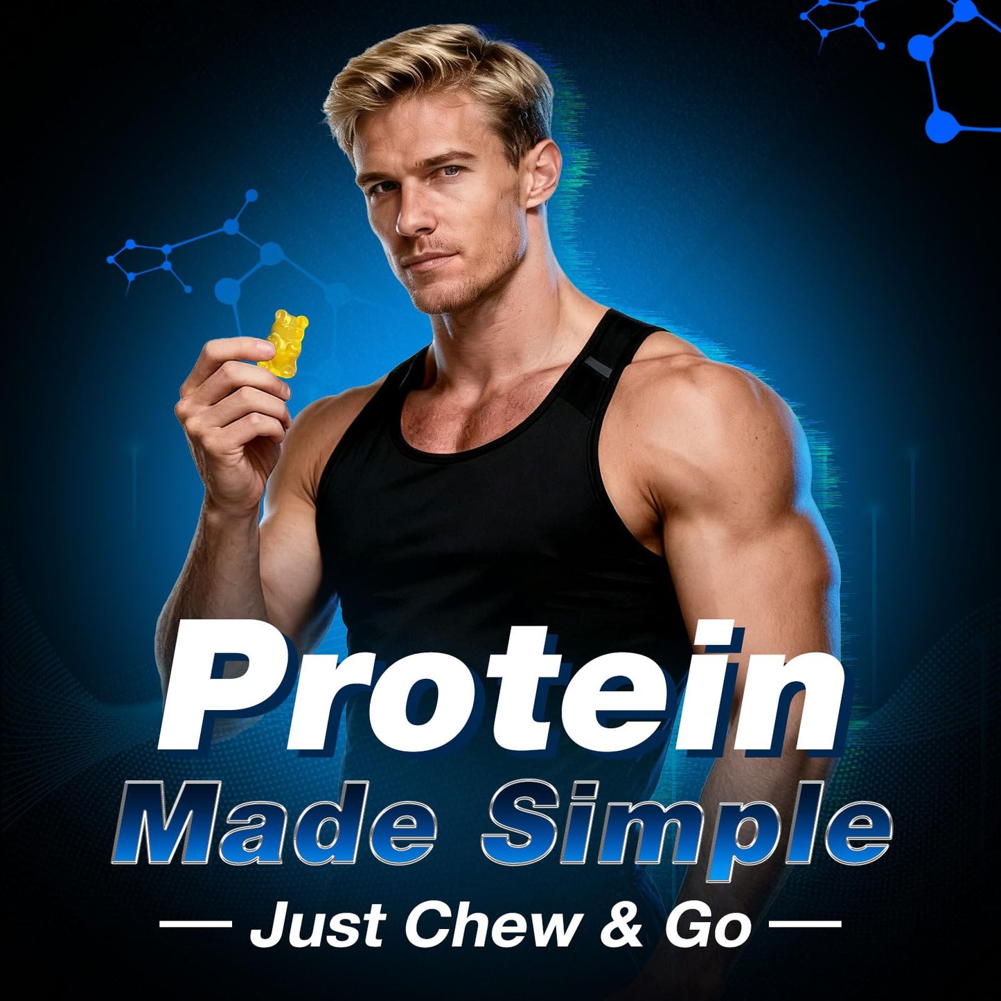 duwhot Whey Protein Gummies 14.4 oz