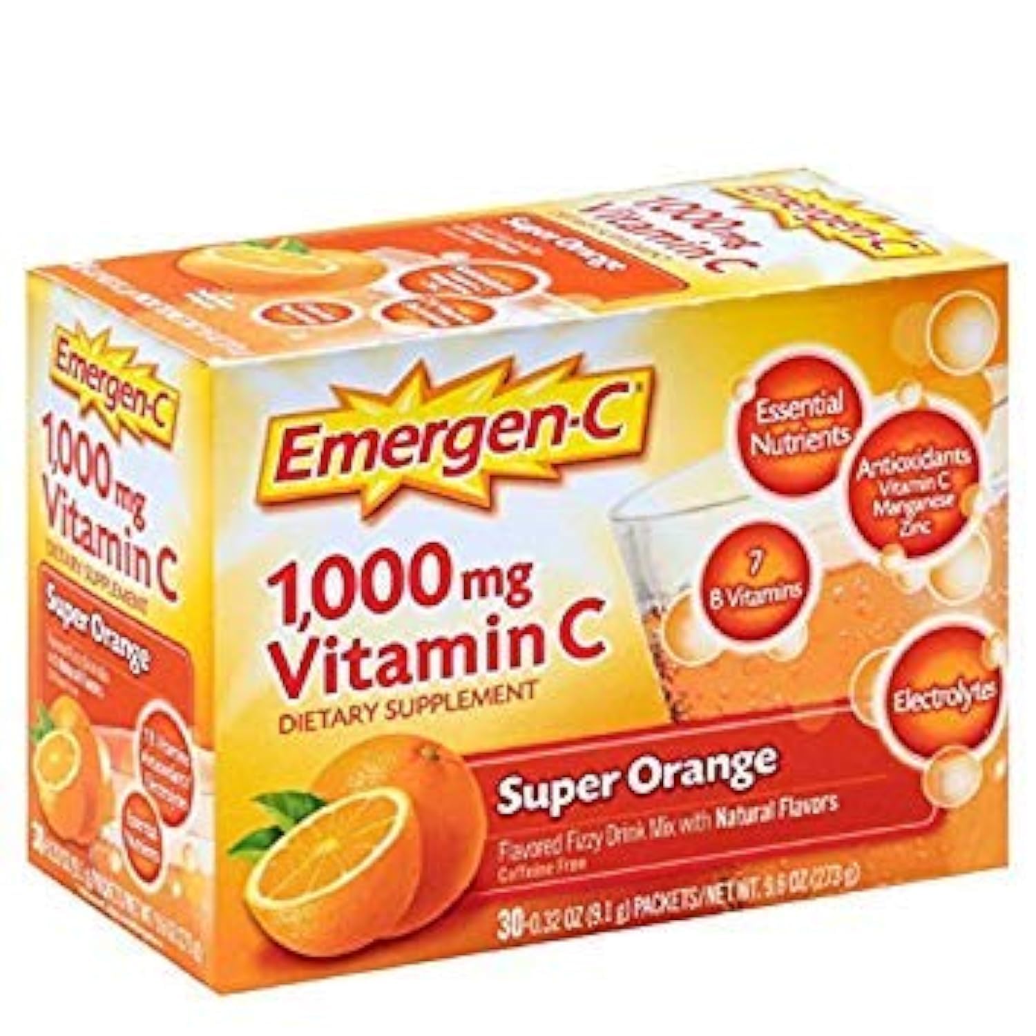 Emergen-C Super Orange Powder 19.2