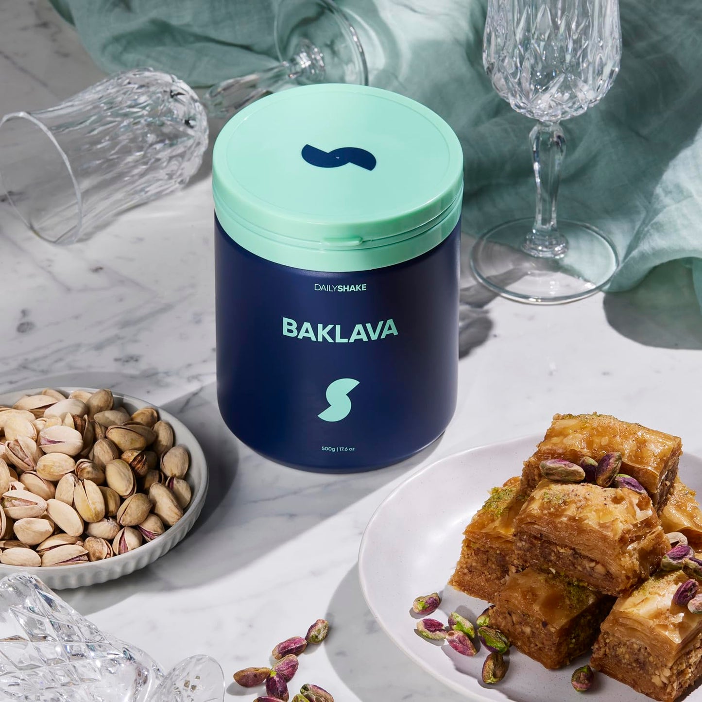 Daily Shake Baklava Powder 17.6 Ounce