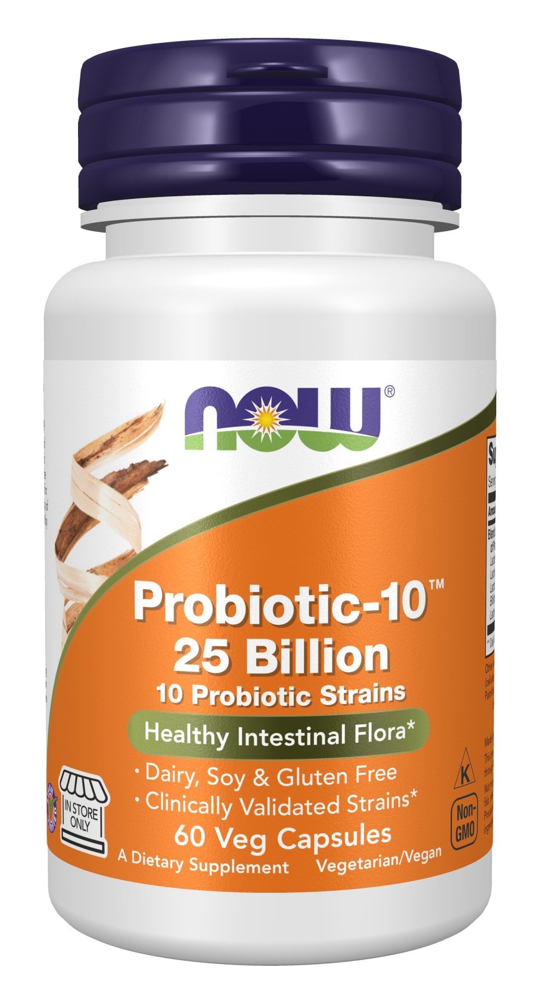 NOW Foods Probiotic-10 25 Billion 60 VegCaps