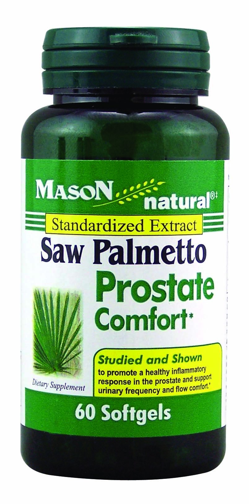 Mason Natural Saw Palmetto Prostate Comfort Softgels, 1 Count