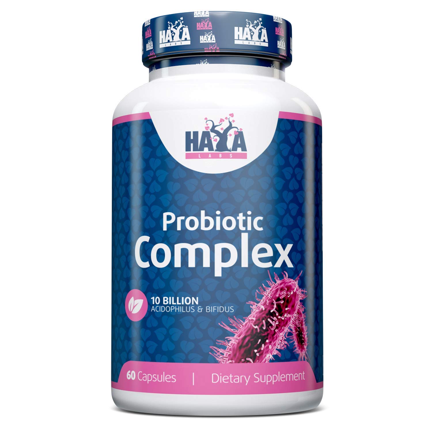 HAYA LABS 10 Billion Acidophilus & Bifidus Probiotic Complex Capsule 1