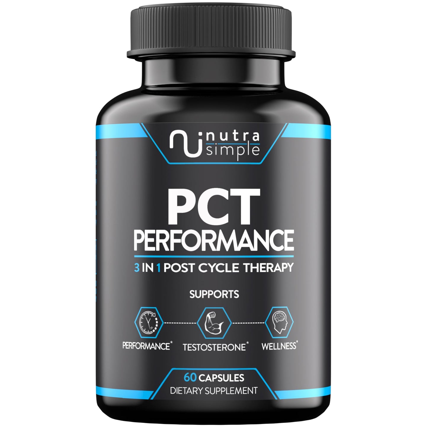 Nutra Simple PCT Supplement for Men 60 Capsules