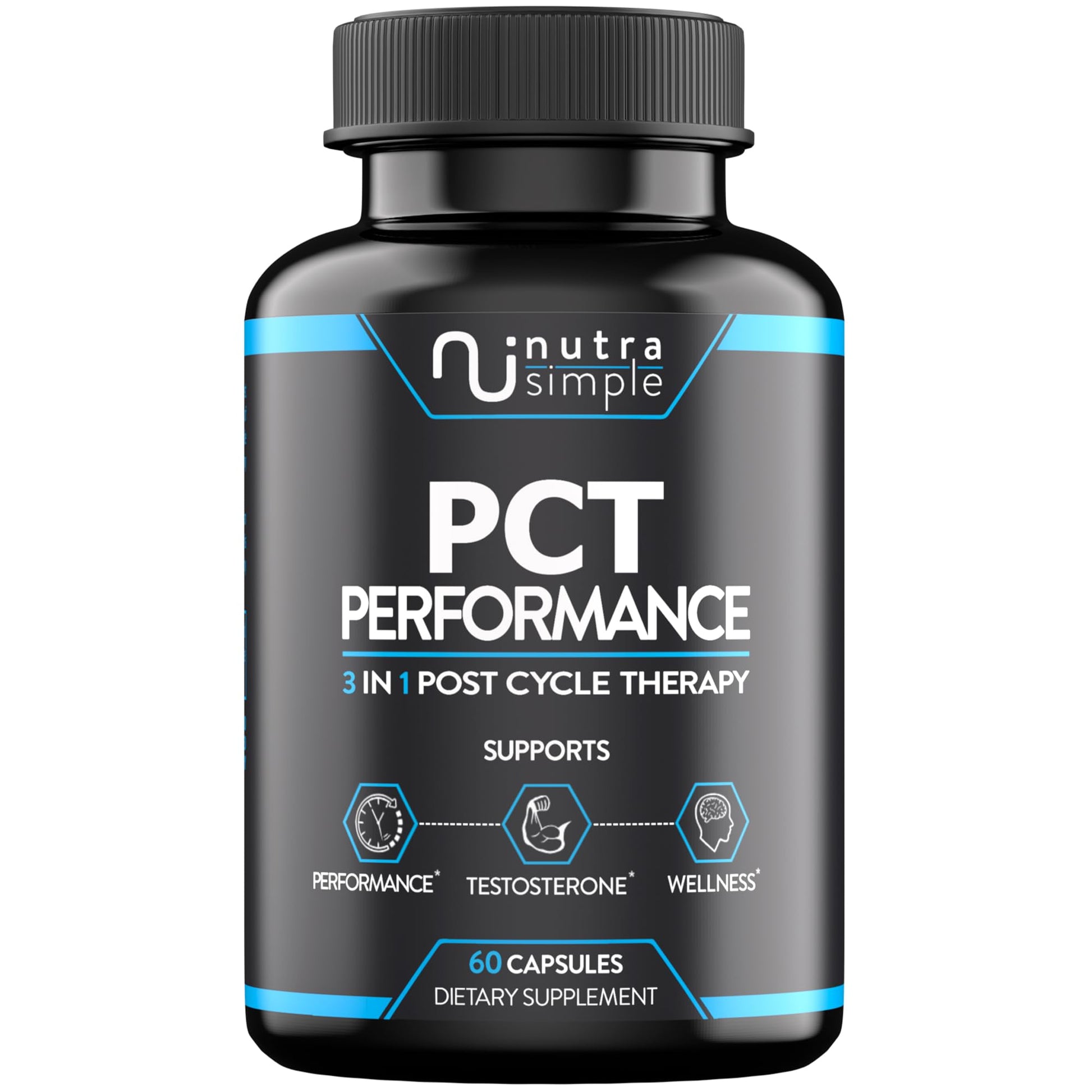 Nutra Simple PCT Supplement for Men 60 Capsules