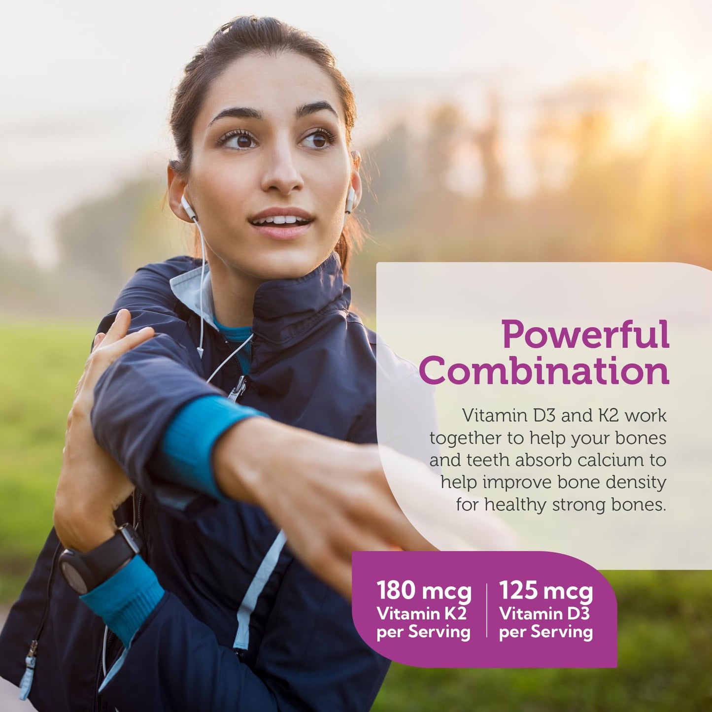 Zahler Vitamin D3 & K2, 60 Capsules
