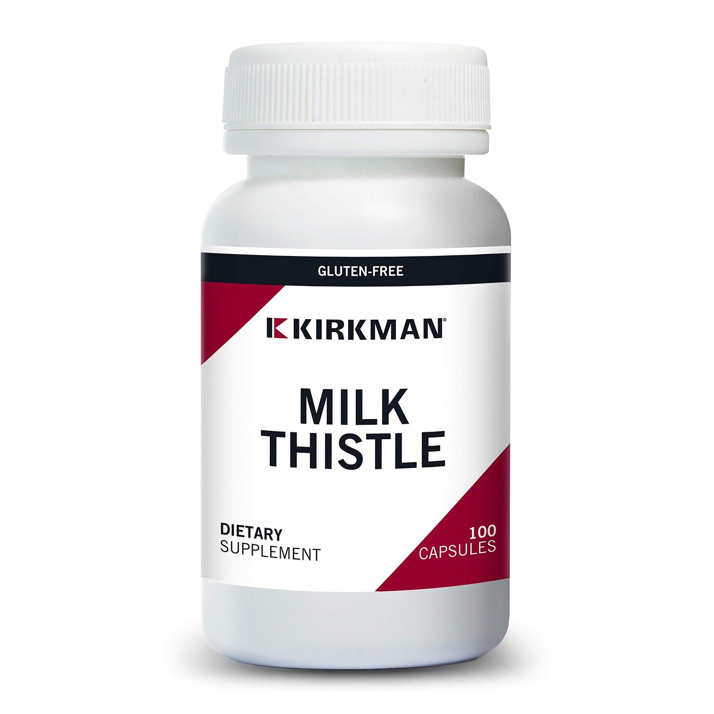 Kirkman Milk Thistle 100 mg Hypoallergenic Capsules, 100 Count
