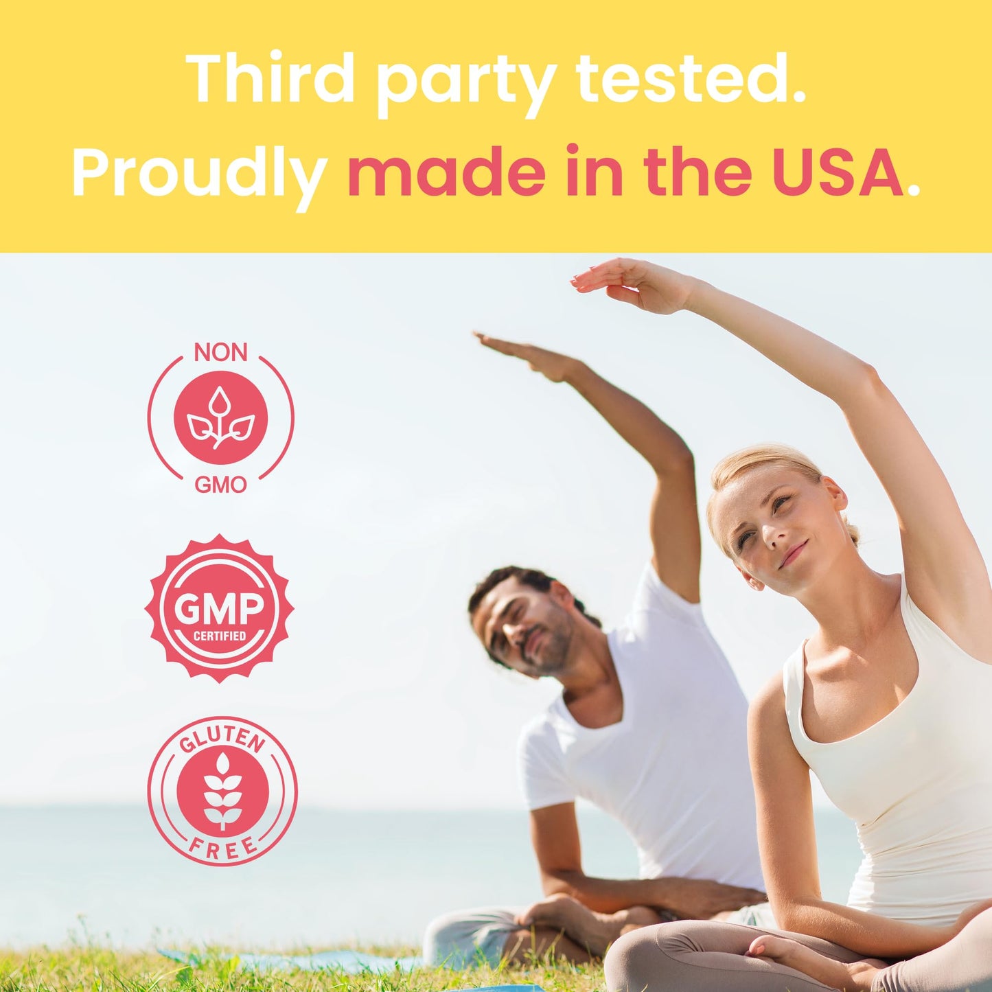 Body By Yoga Move Better Natural Joint Supplements For Women And Men 90 Capsules