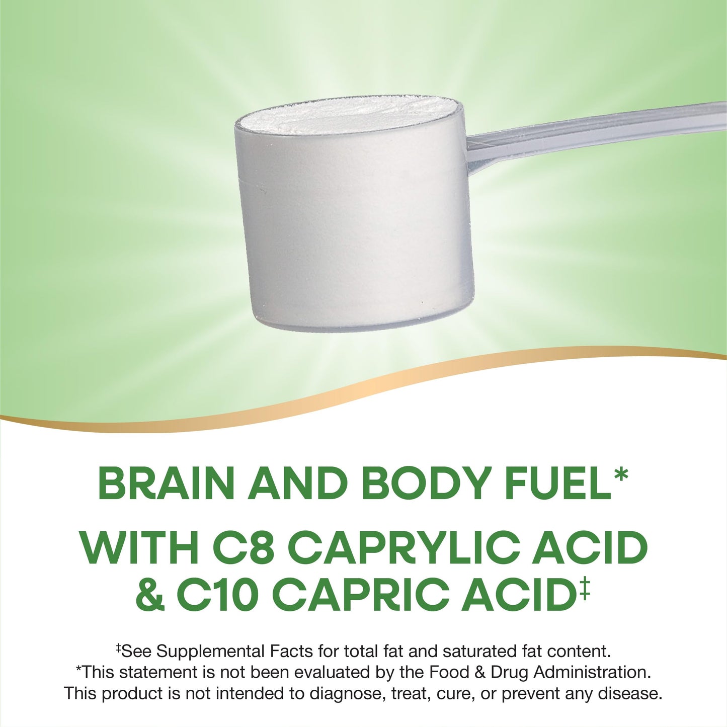Nature's Way Organic MCT Oil Powder (C8/C10) Brain & Body Fuel, Odorless & Flavorless, No Filler Oils, 10.6 Oz