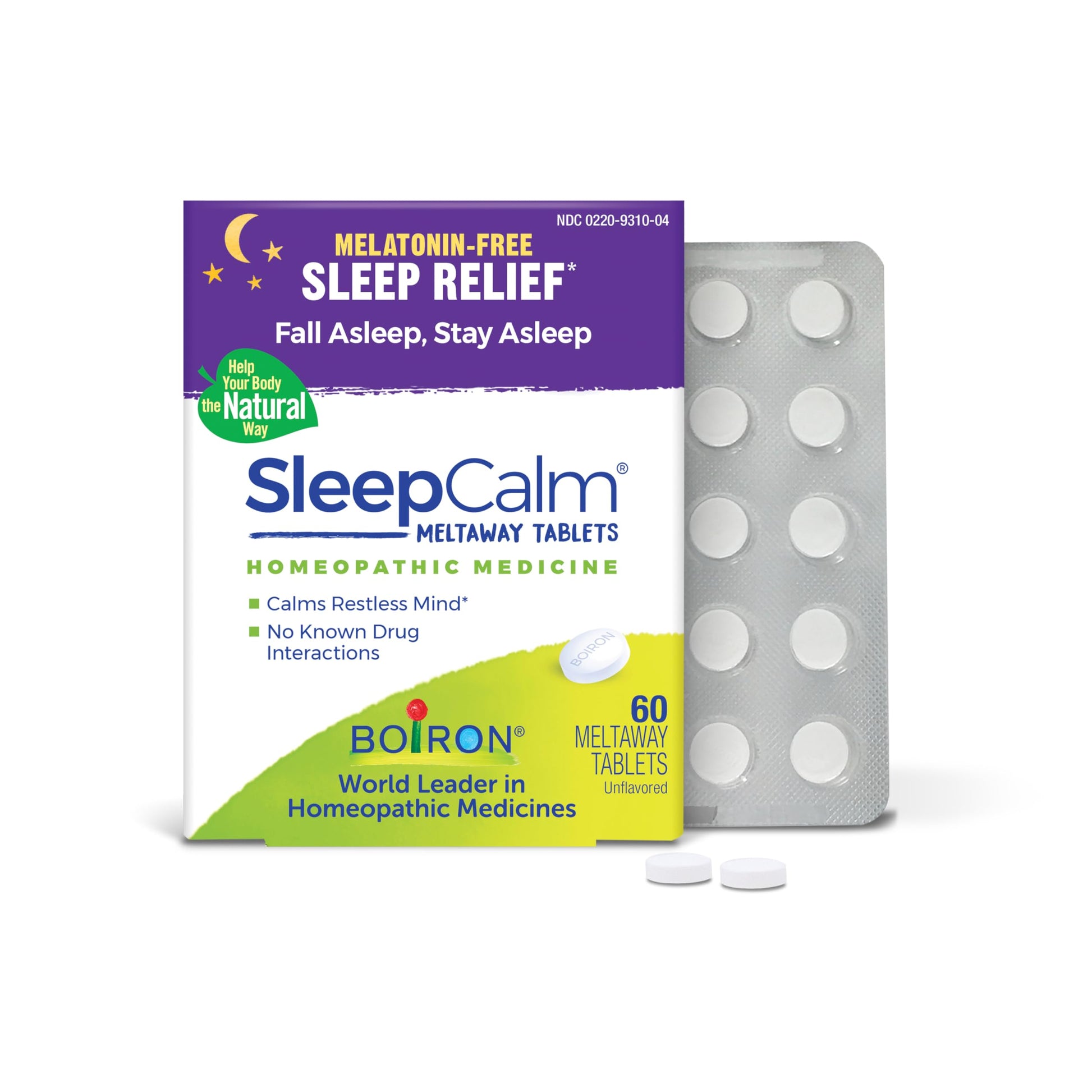 Boiron SleepCalm Sleep Aid Tablet 60 Count