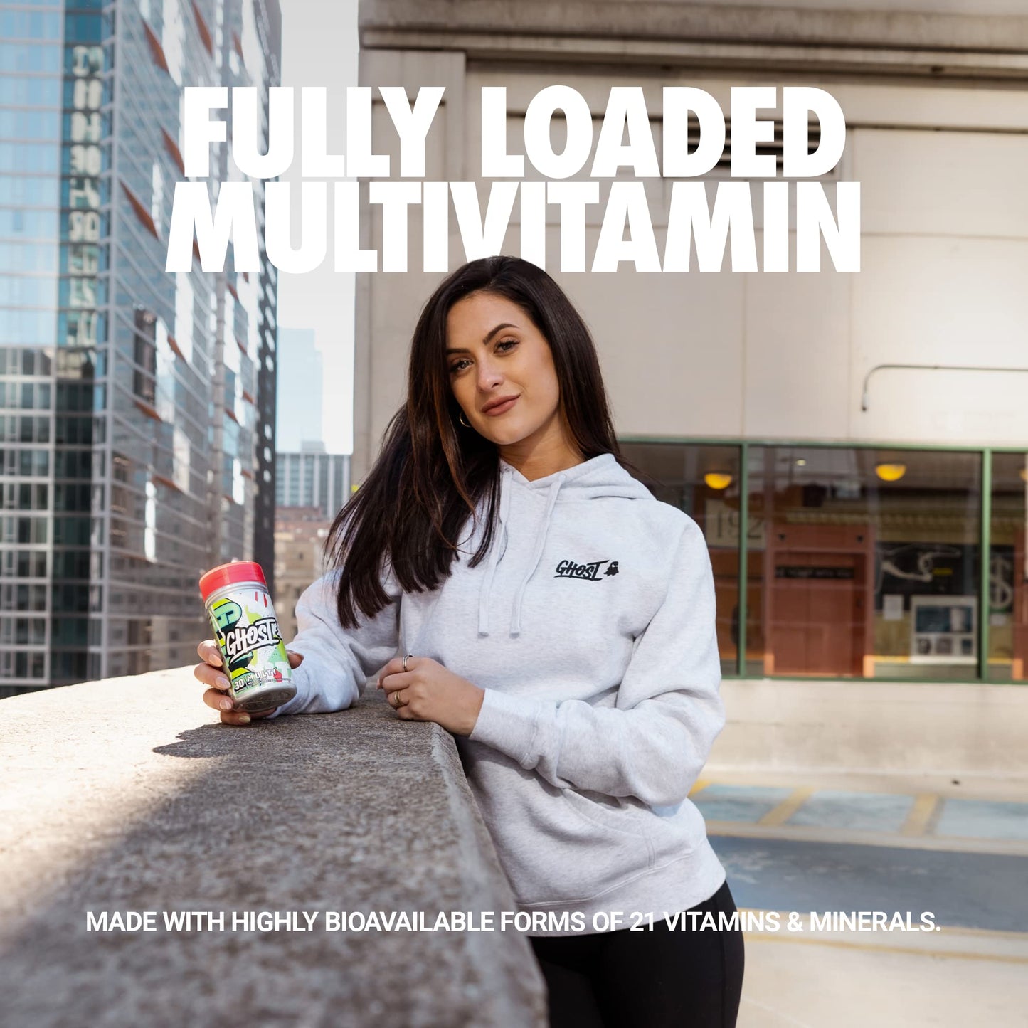 GHOST Multi Multivitamin for Men & Women Powder 15 Count