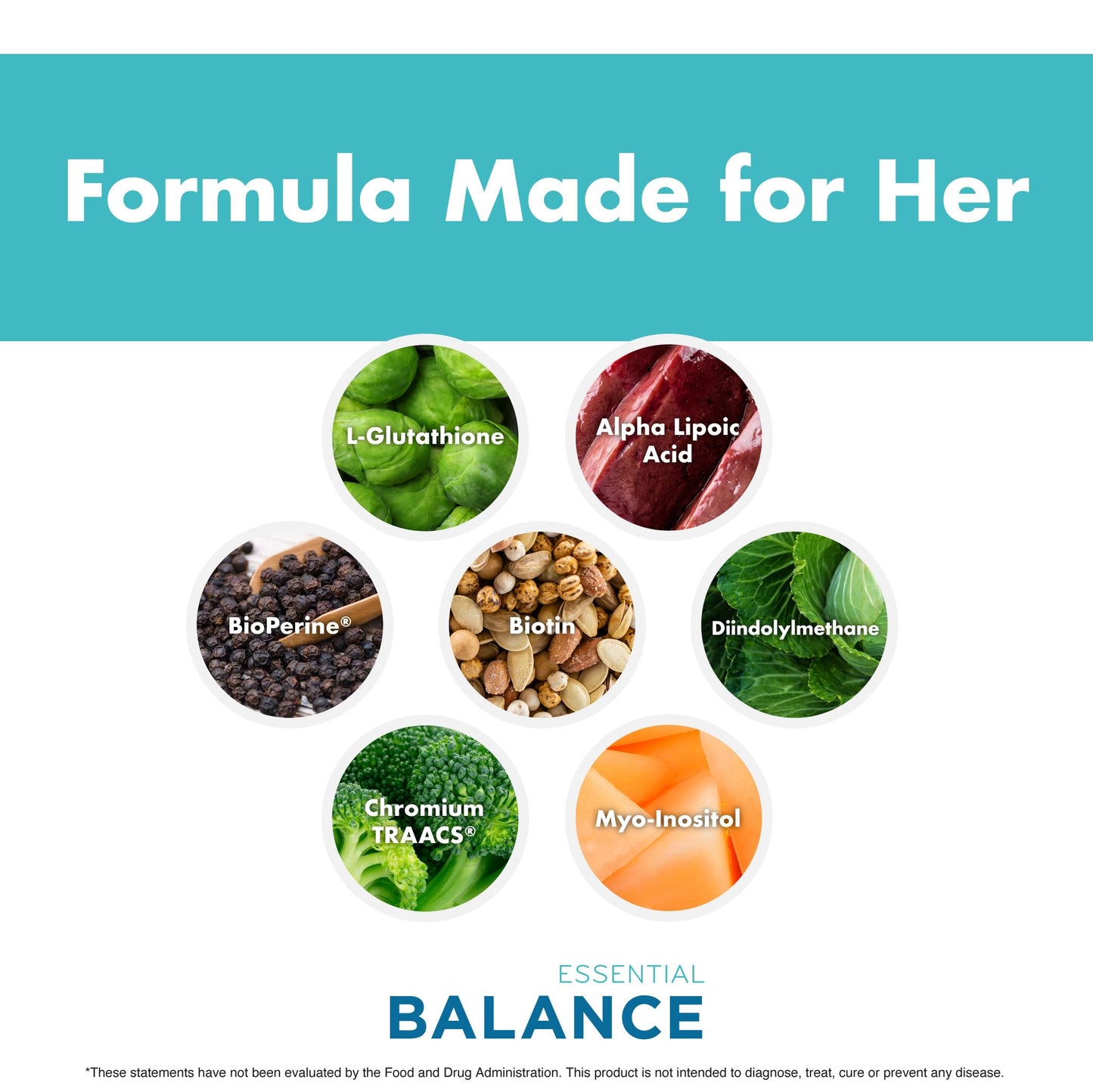 FoxyFit Essential Balance Hormonal Support and Vitamin Supplement for Women 120 Capsules