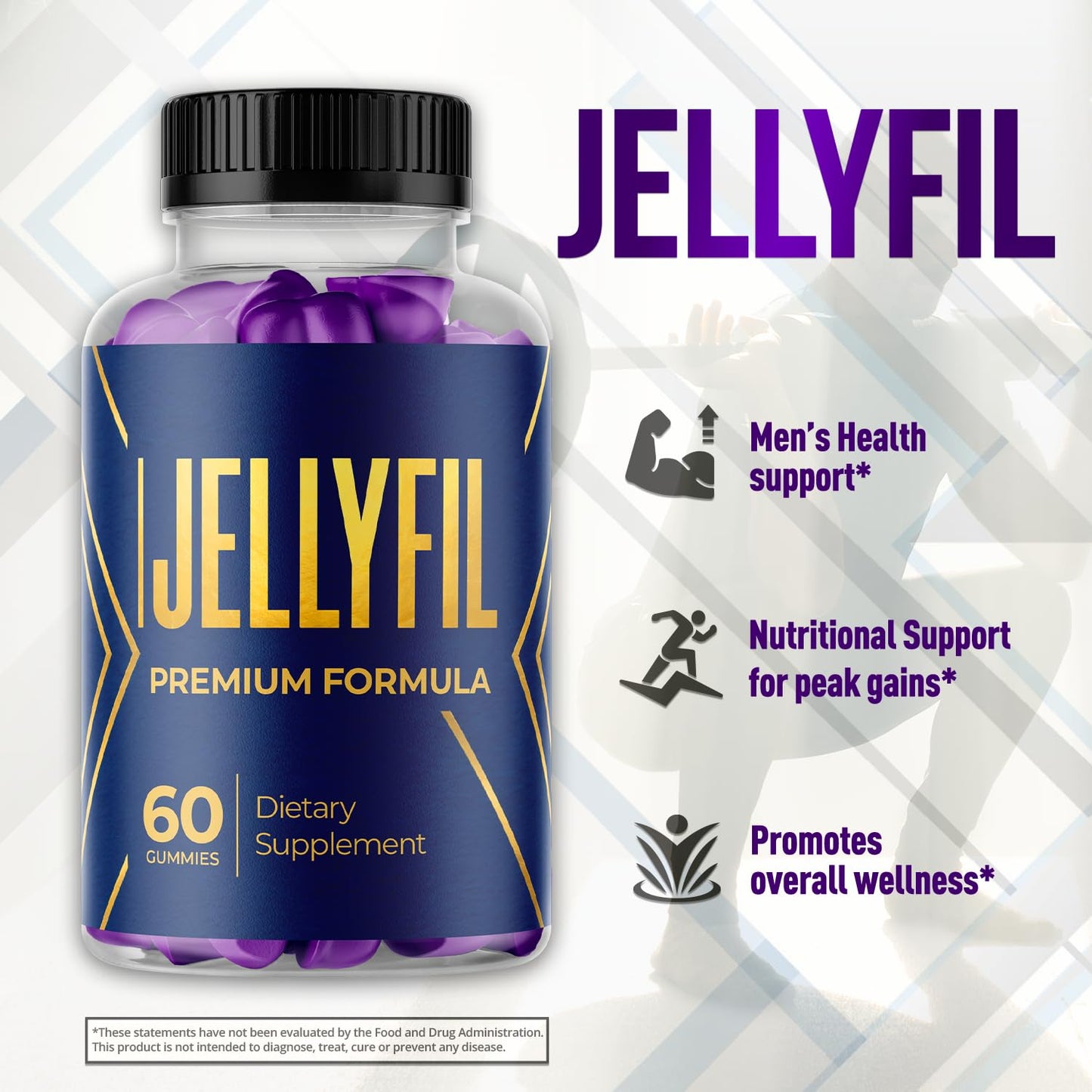Flex University Jellyfil Gummies Chewable 300 Gummies