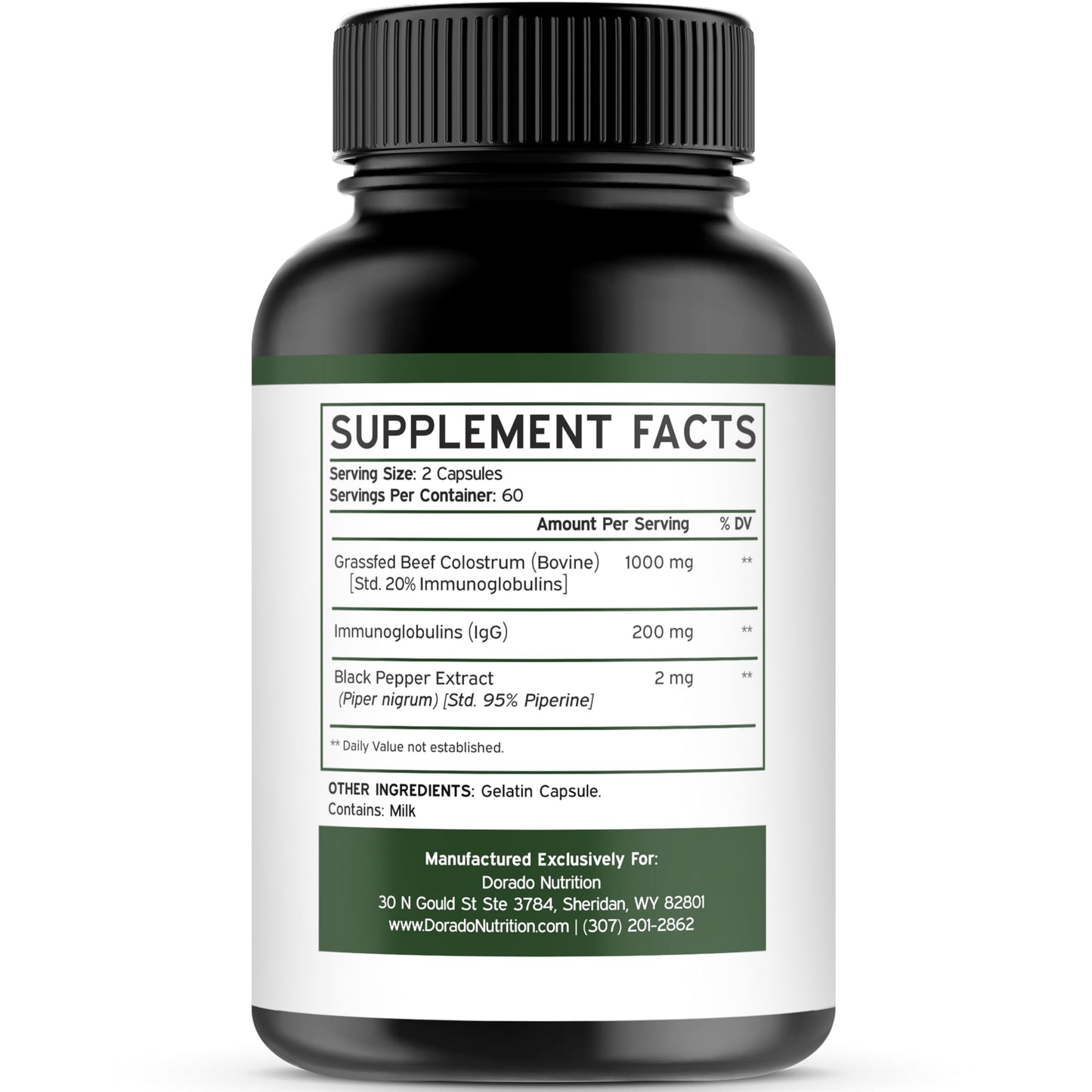 DORADO NUTRITION Colostrum and ADK Vitamin D3 Gummies, 180 Count