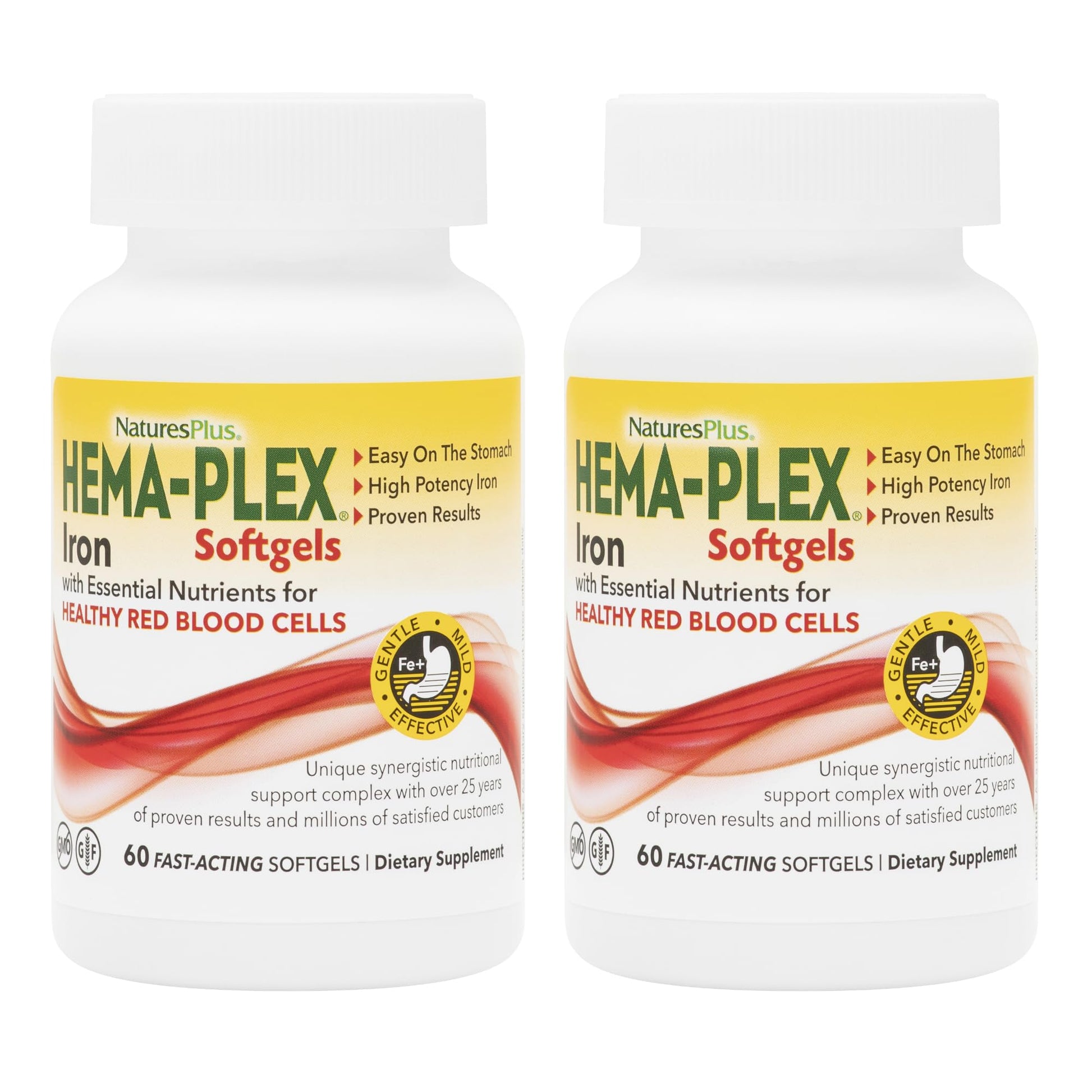 NaturesPlus Hema-Plex Iron Softgels 120-Count