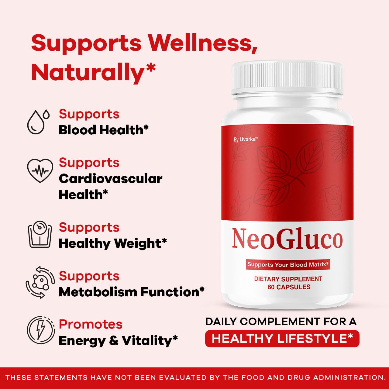 LIVORKA Neo Gluco Capsules 300 Capsules