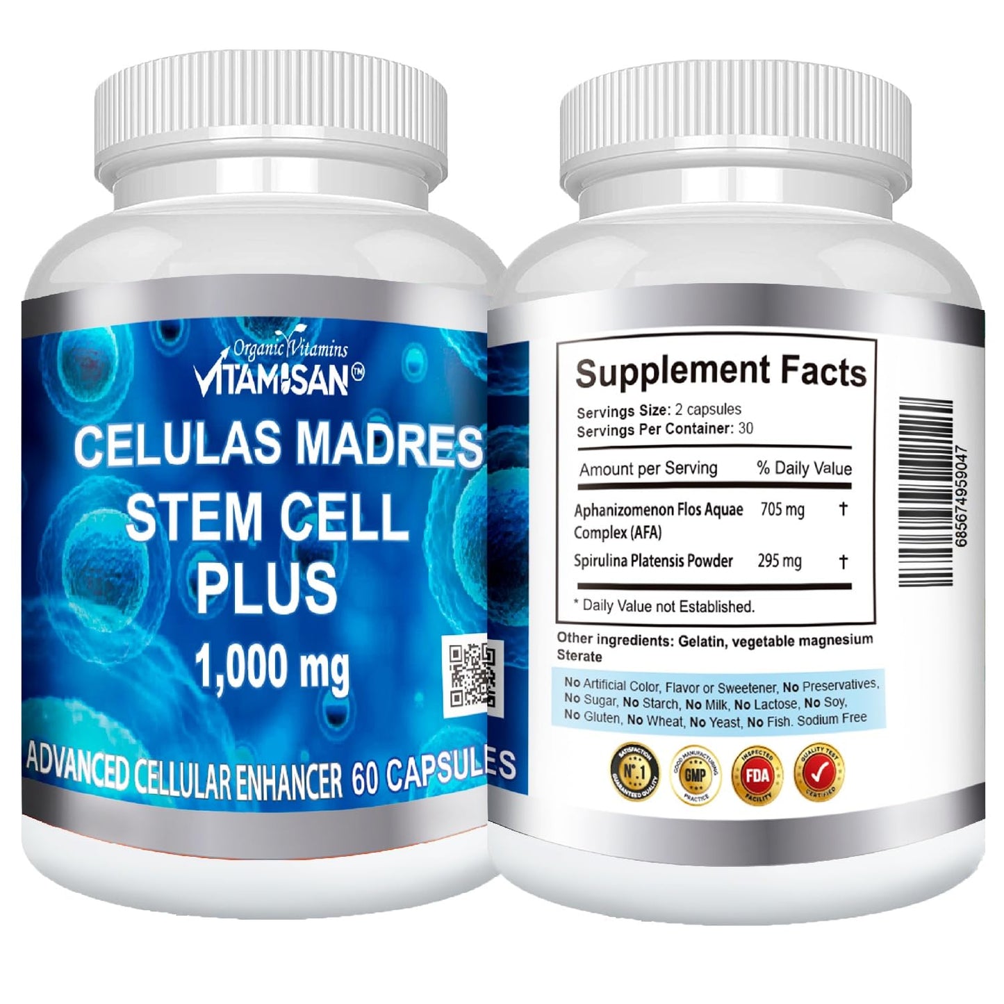 VITAMISAN Stem Cell Plus Capsules 600 Count