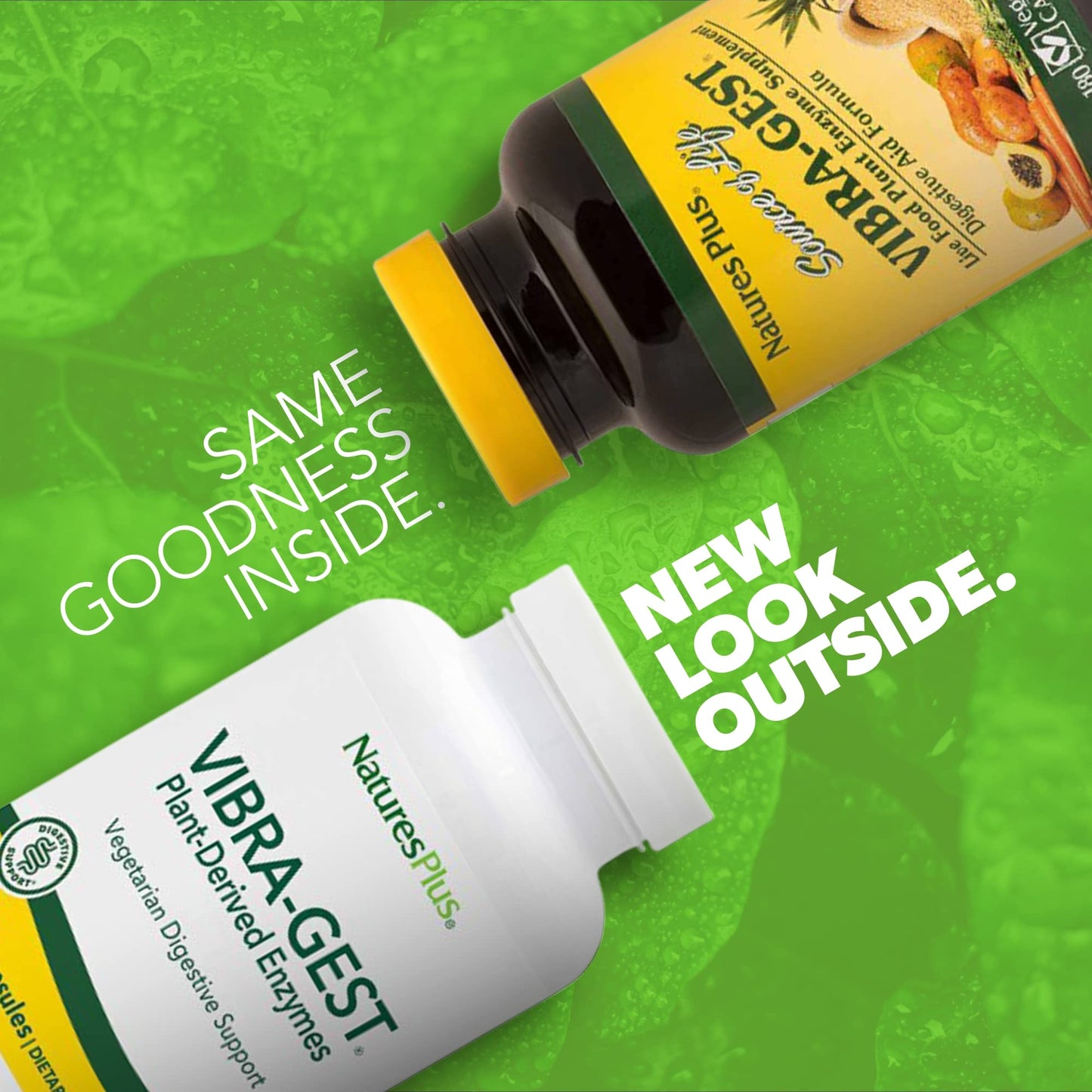 NaturesPlus Vibra-Gest 180 Capsules