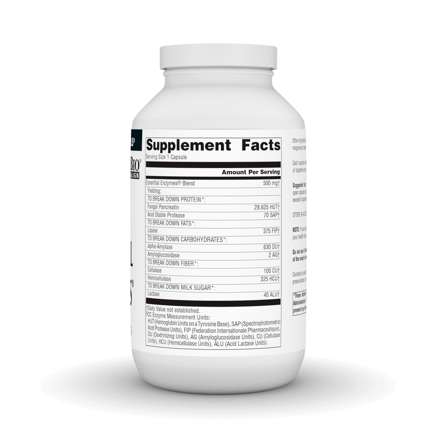 Source Naturals Daily Essential Enzymes 500 mg Digestive Aid Capsules, 360 Capsules