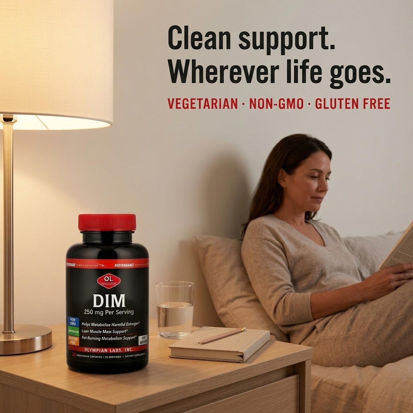 Olympian Labs Performance DIM Supplement 250mg Capsules, 30 Count