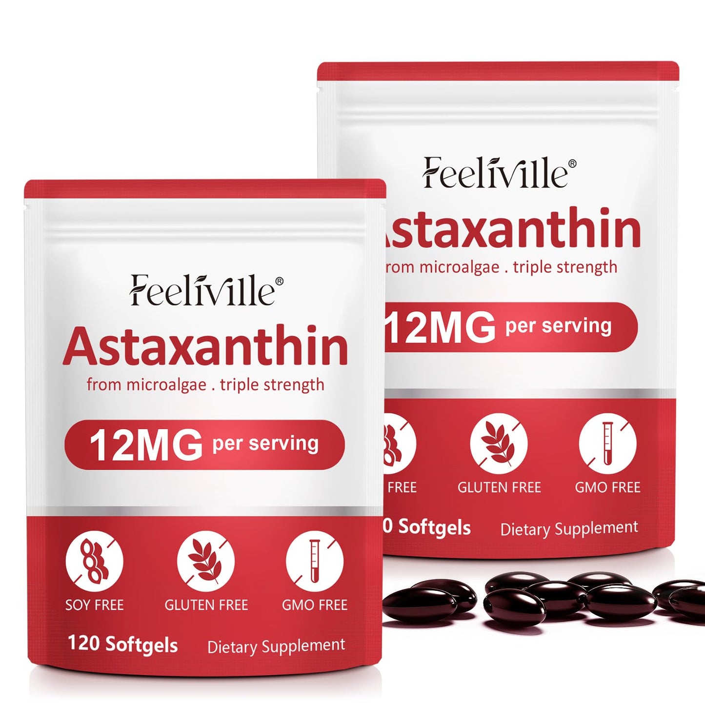 Buyourtaste Astaxanthin 12mg Softgel 120 Count