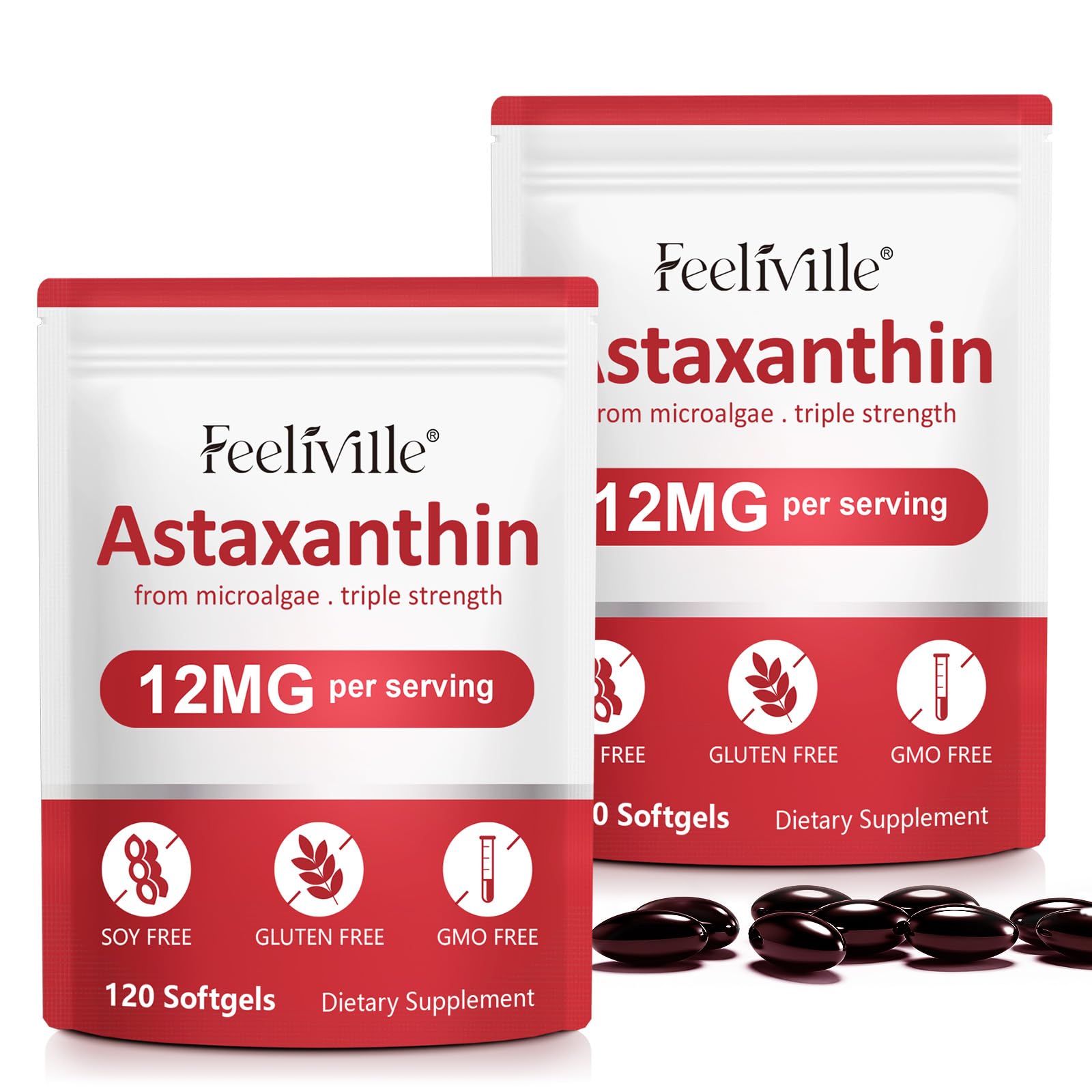 Buyourtaste Astaxanthin 12mg Softgel 120 Count