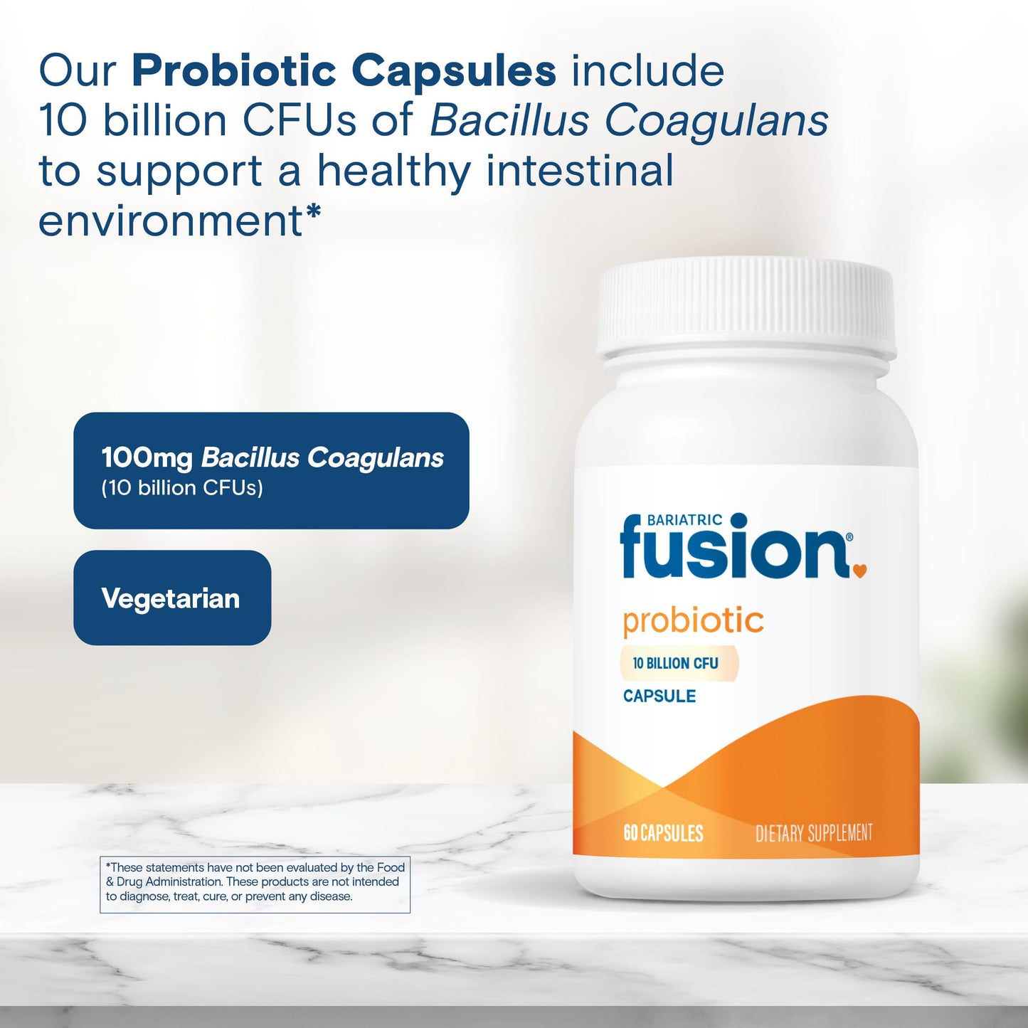 Bariatric Fusion Probiotic Capsule 60 Count