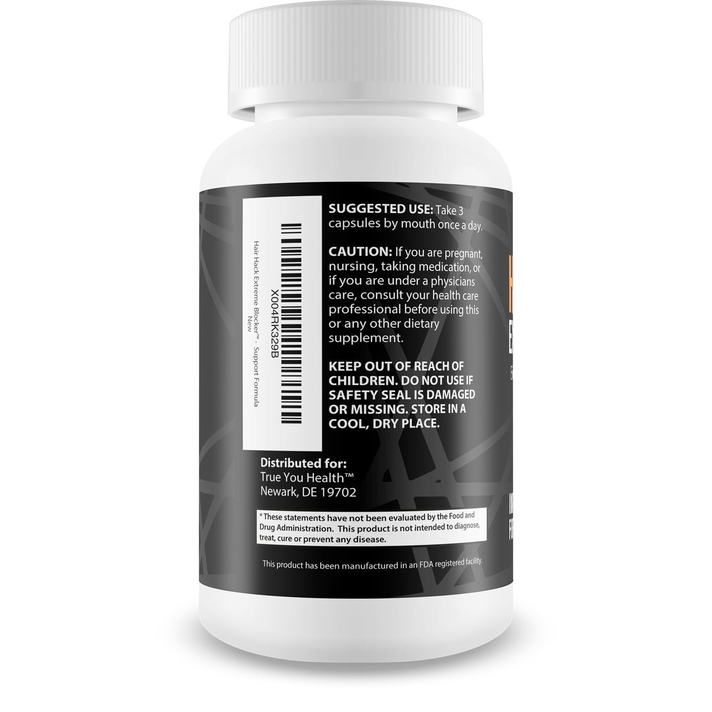True You Health Hair Hack Extreme Blocker 90 Capsules