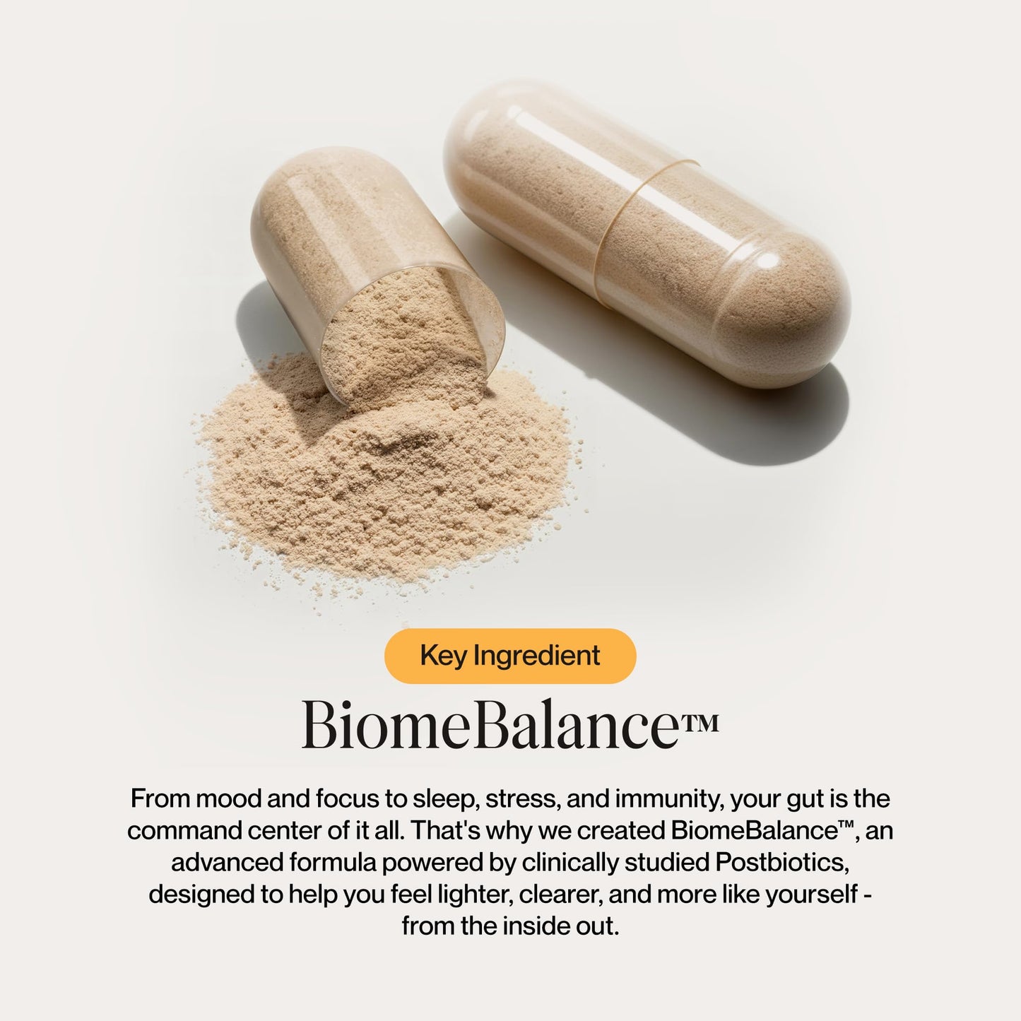 SecondKind Postbiotics Gut Health Supplement – Bloating Relief, Gut Health – Microbiome + Immune Support with BiomeBalance – 1000x More Active Ingredients Than Pre & Probiotics, 60 Capsules