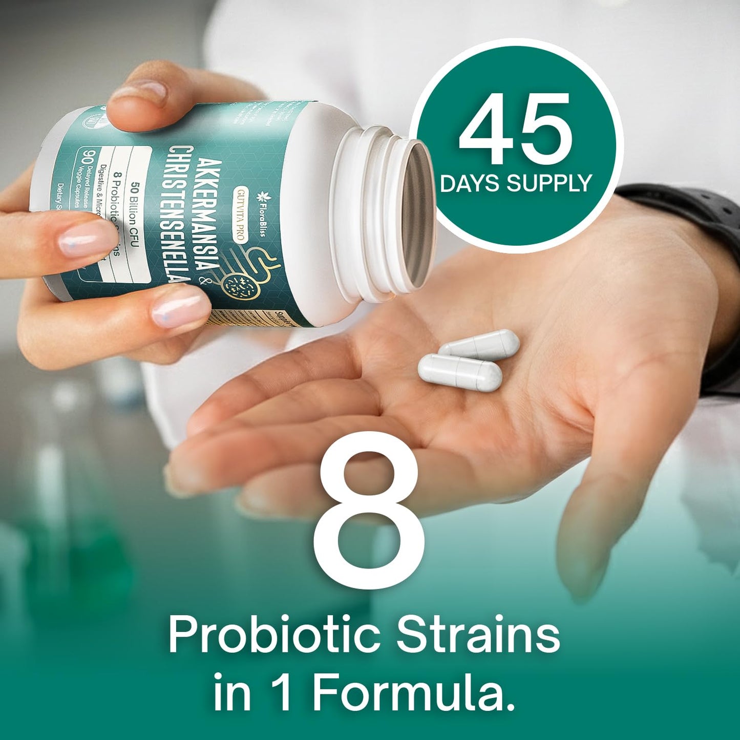 FloraBliss Probiotic Capsule 90-count