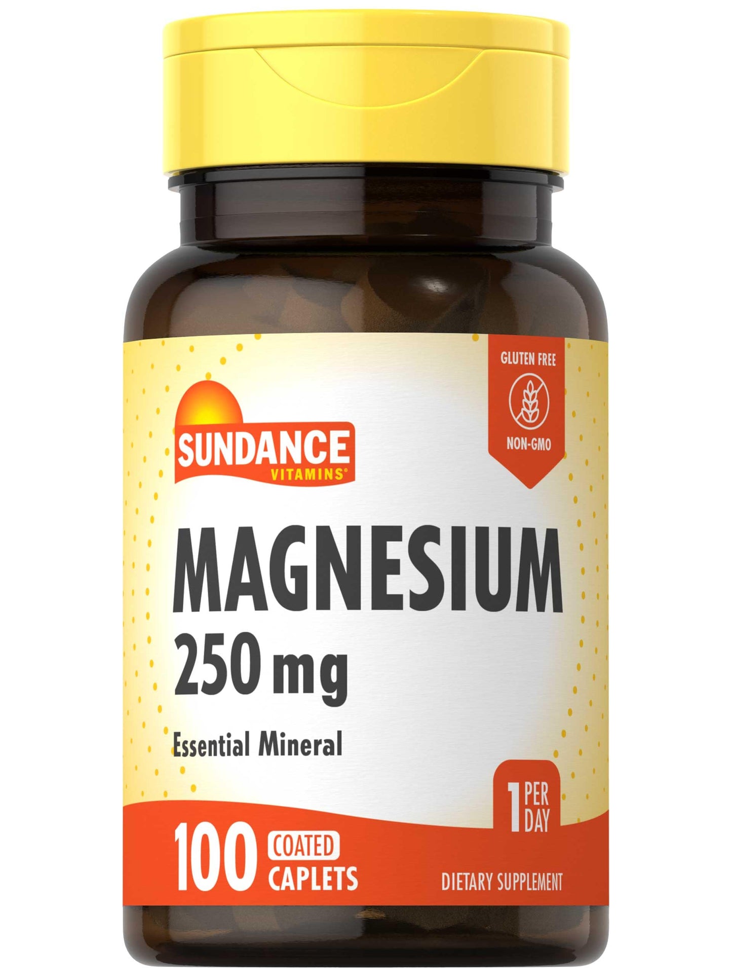 Sundance Magnesium Supplement 250mg Caplets 100 Count