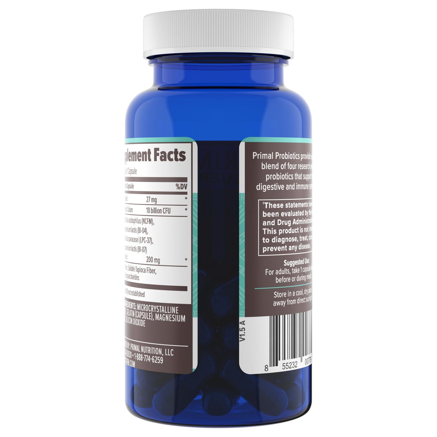Primal Blueprint Primal Probiotics Capsules, 30 Capsules
