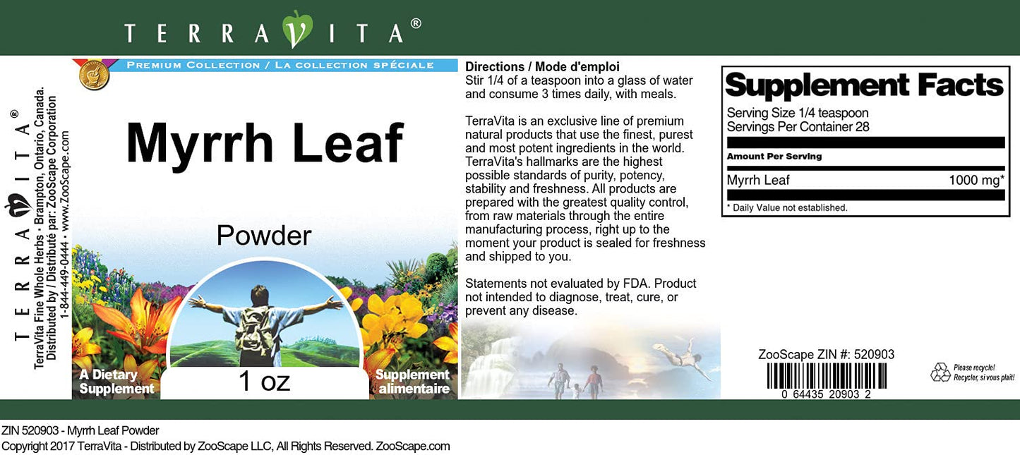 Terravita Myrrh Leaf Powder 3 Pack