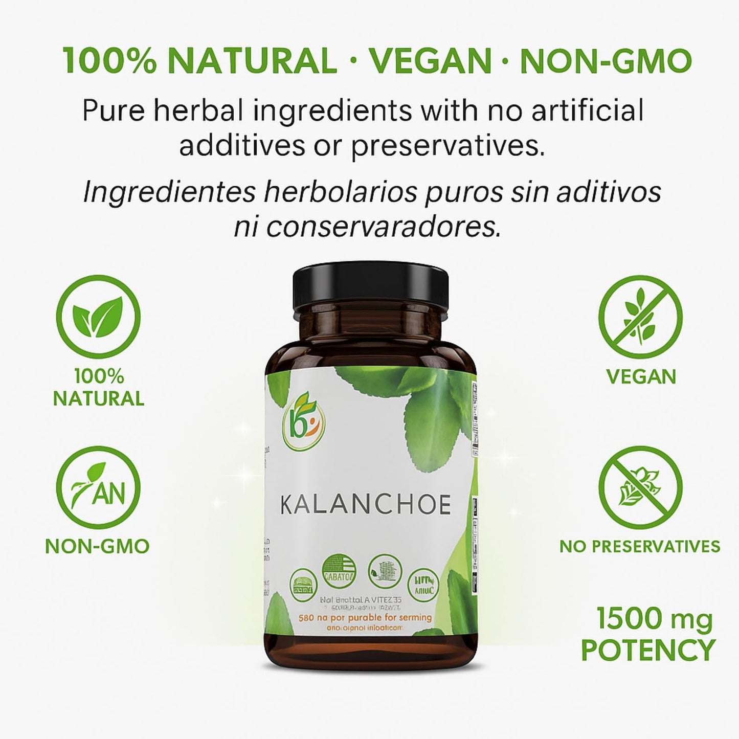 B-Experts Kalanchoe Pinnata Forte Leaf of Life Capsule 90 Count
