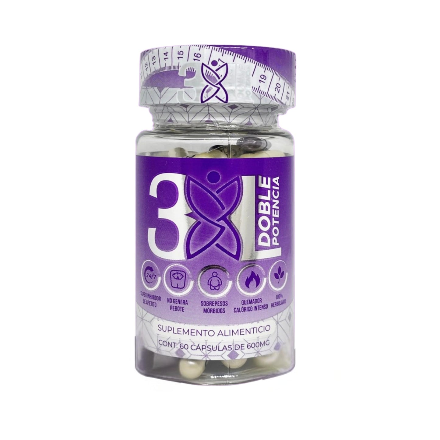 Generic Dendas 3XLDoble Potencia, Dual-Capsule Herbal Complex for Daily Balance & Vitality – Plant-Based Formula with Wakame, Japanese Garlic, L-Arginine, Ginger & Matcha 60 Capsules
