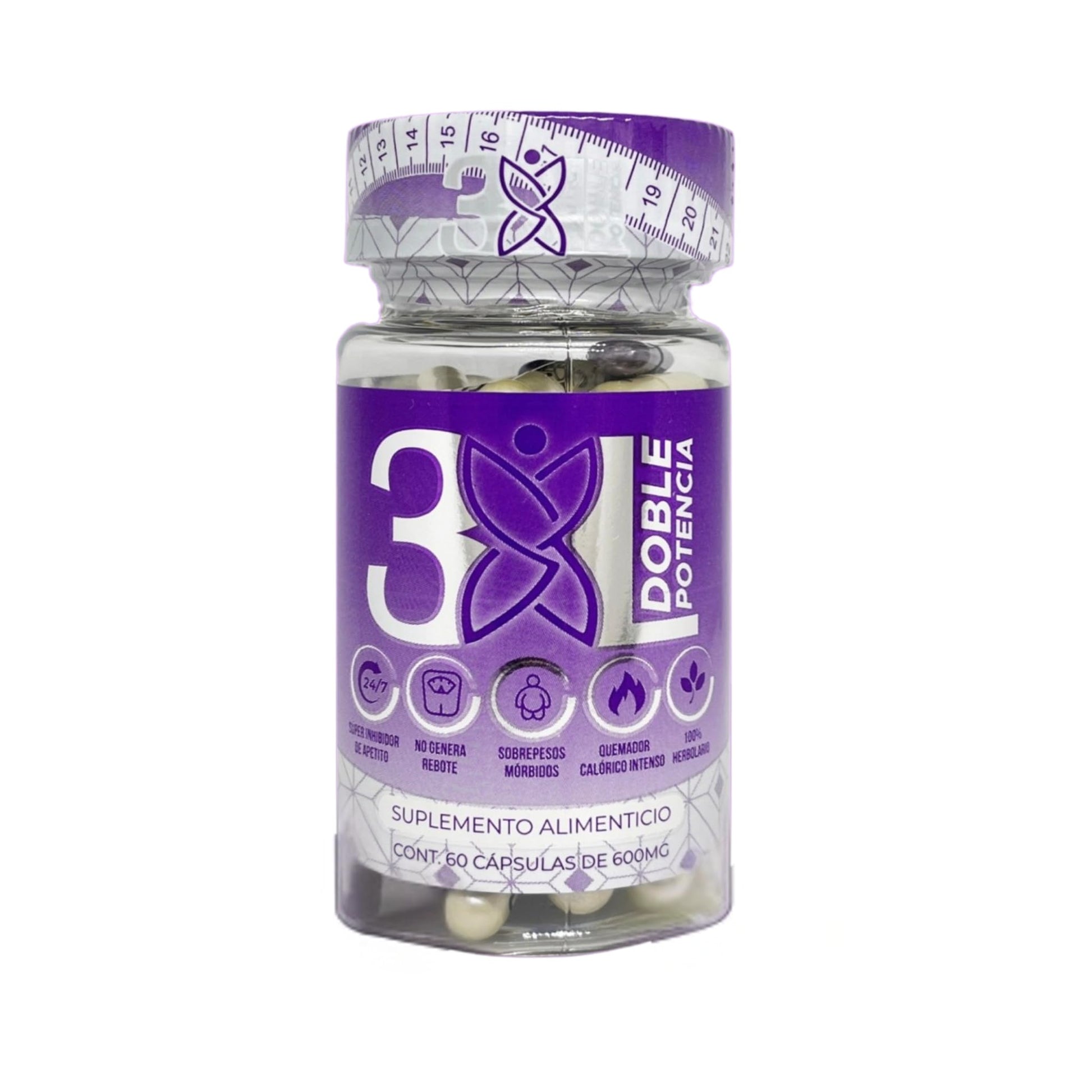 Generic Dendas 3XLDoble Potencia, Dual-Capsule Herbal Complex for Daily Balance & Vitality – Plant-Based Formula with Wakame, Japanese Garlic, L-Arginine, Ginger & Matcha 60 Capsules