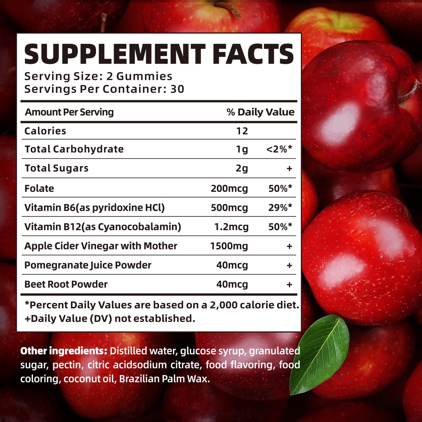 Fubienfit Keto ACV Gummies for Women - Apple Cider Vinegar Gummies with Mother, Gummy, 60 Count