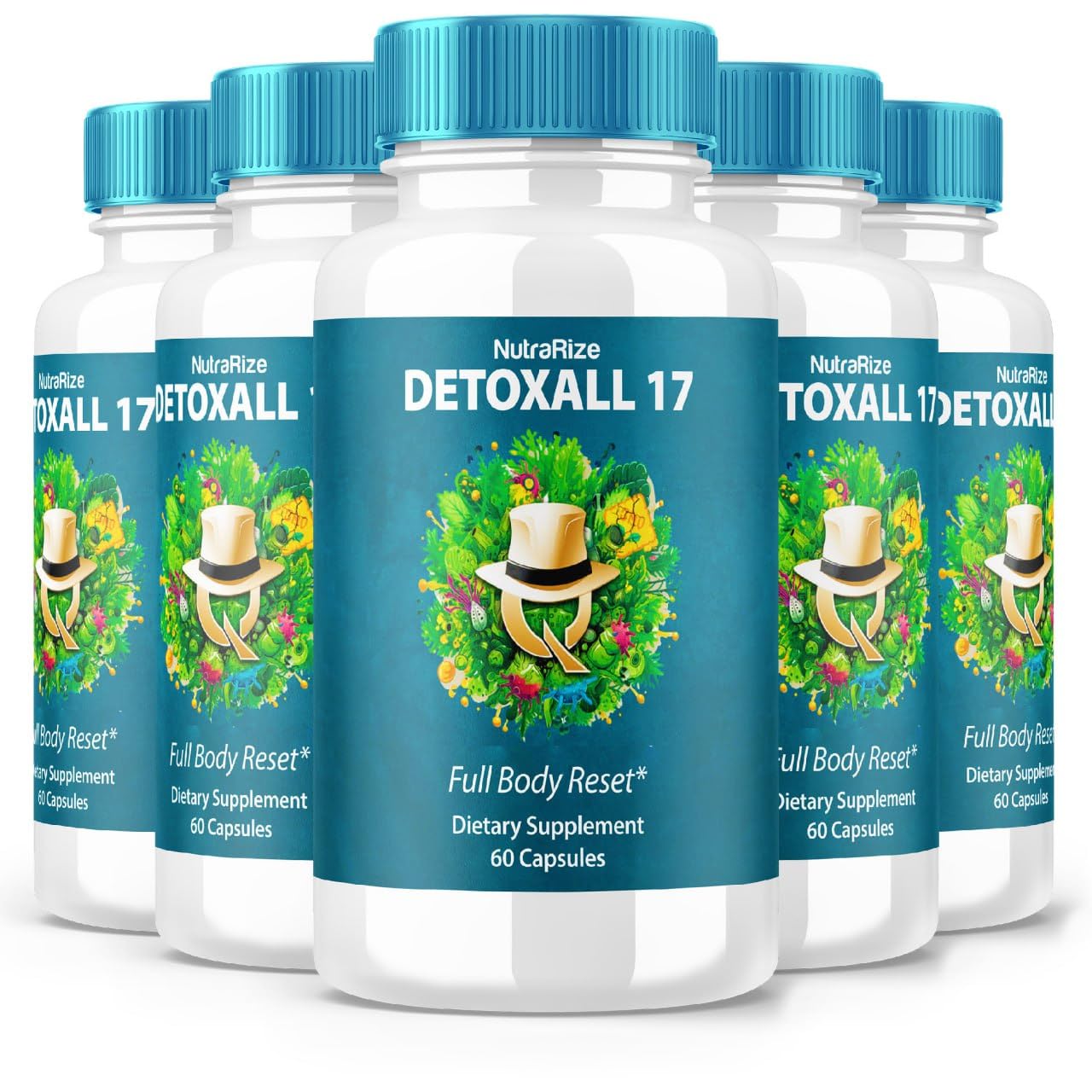 NutraRize DetoxAll 17 Capsules 300 Capsules