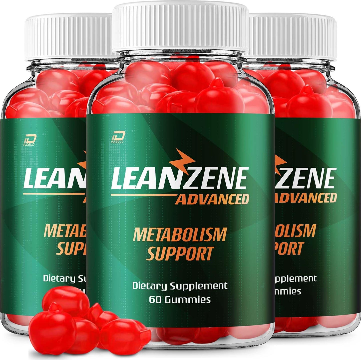 Indelo Leanzene ACV Gummies for Men and Women, 180 Gummies