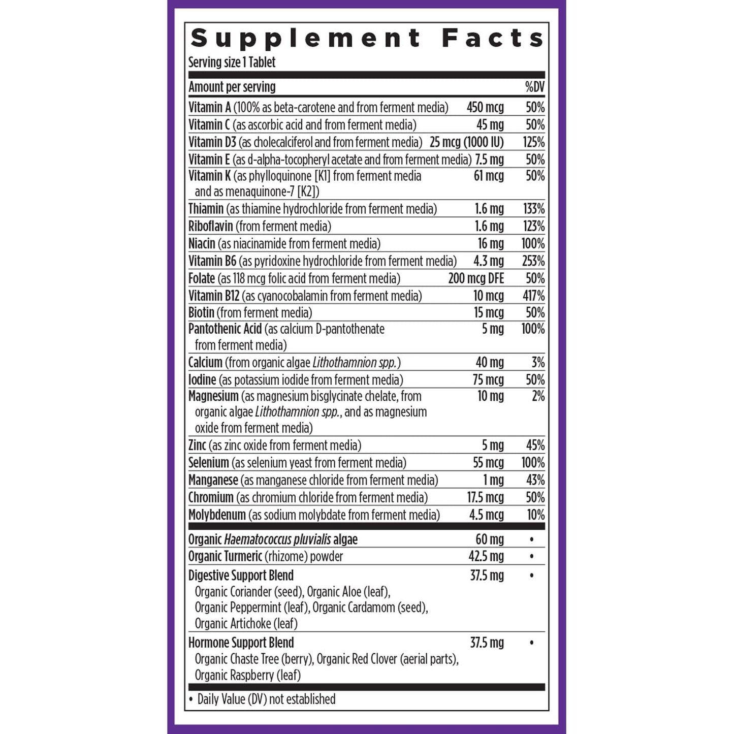 New Chapter Women’s Multivitamin 55+ Tablet 72 Count