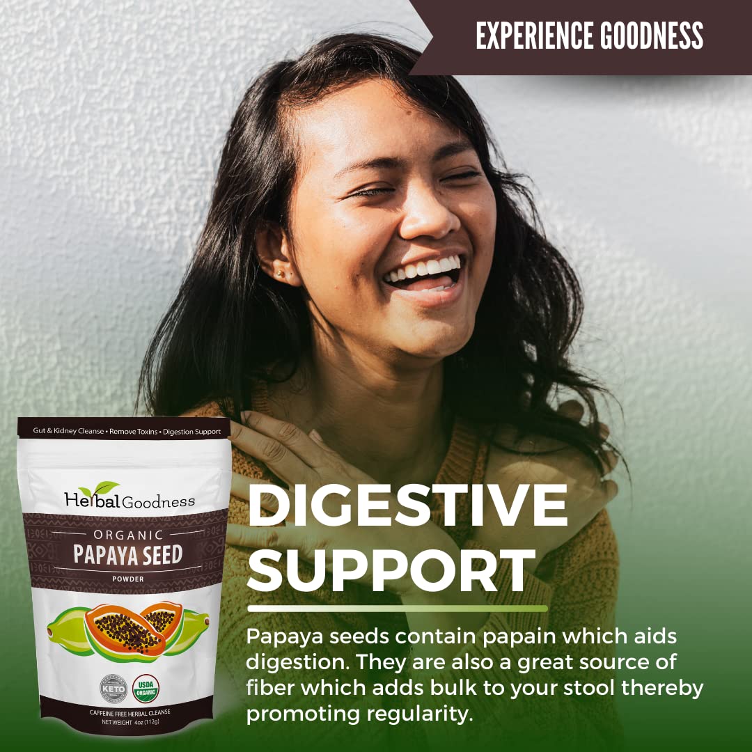 Herbal Goodness Papaya Seeds Powder 4 oz