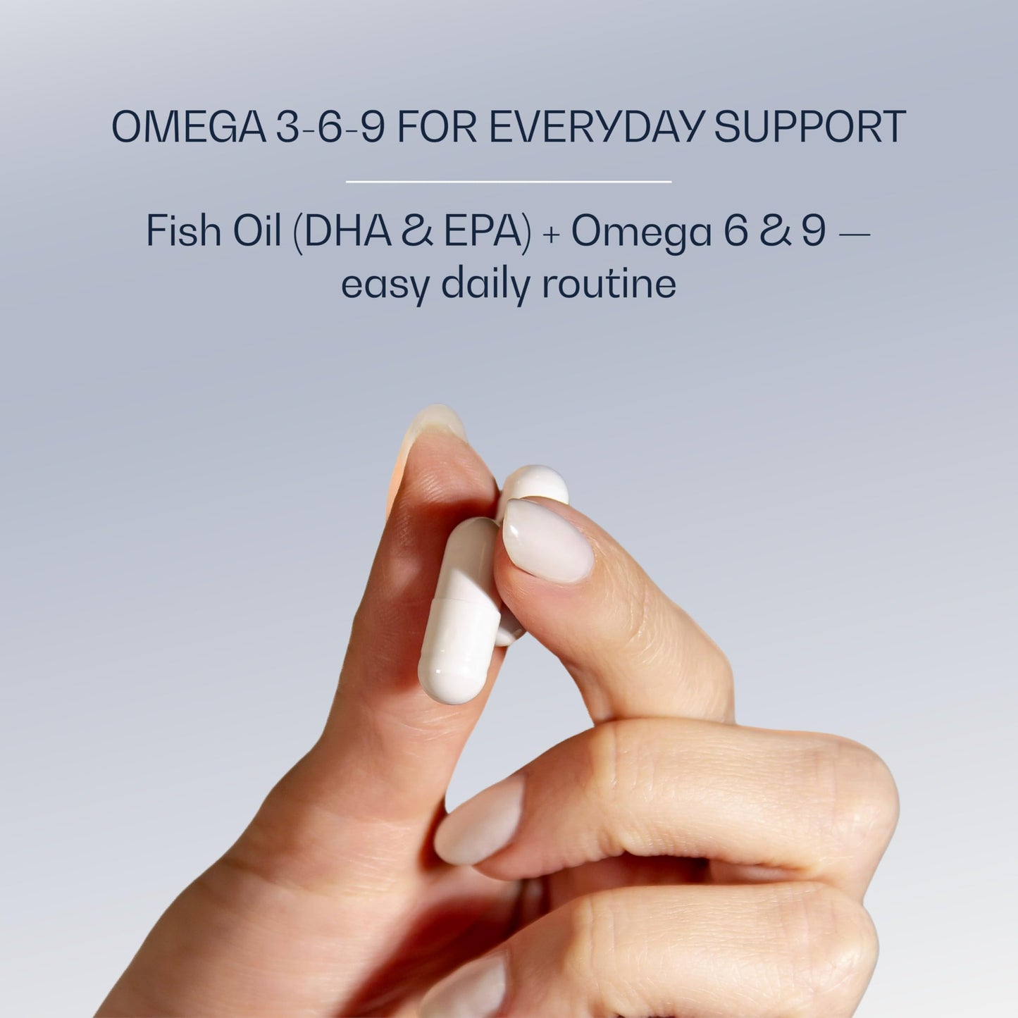 The Blue Formula Omega 3-6-9 Capsules with Hydrolyzed Marine Collagen + Astaxanthin - Fish Oil with DHA & EPA - Unflavored, No Fishy Aftertaste - 90 Capsules