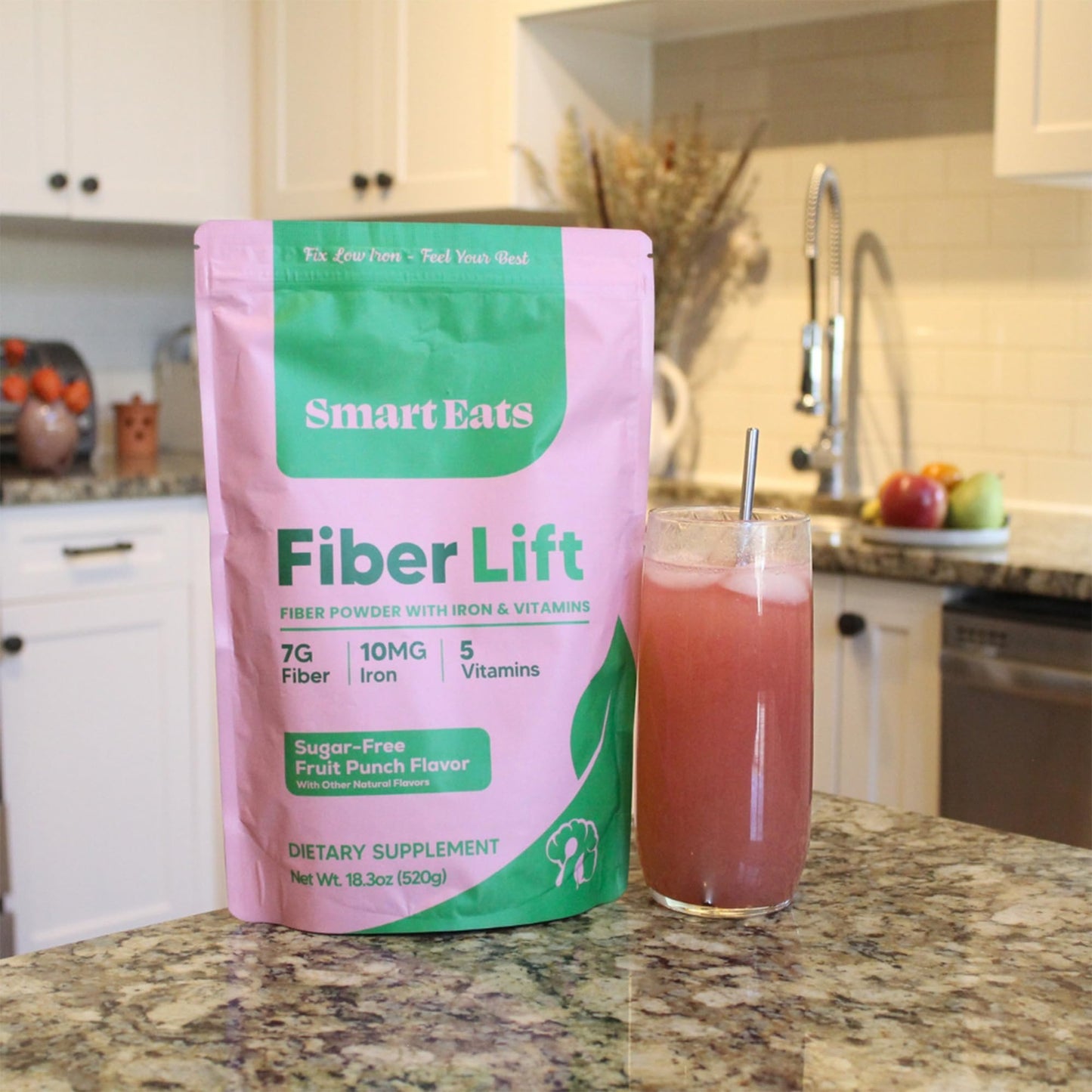 Smart Eats Fiber Lift Psyllium Husk Powder 18.3