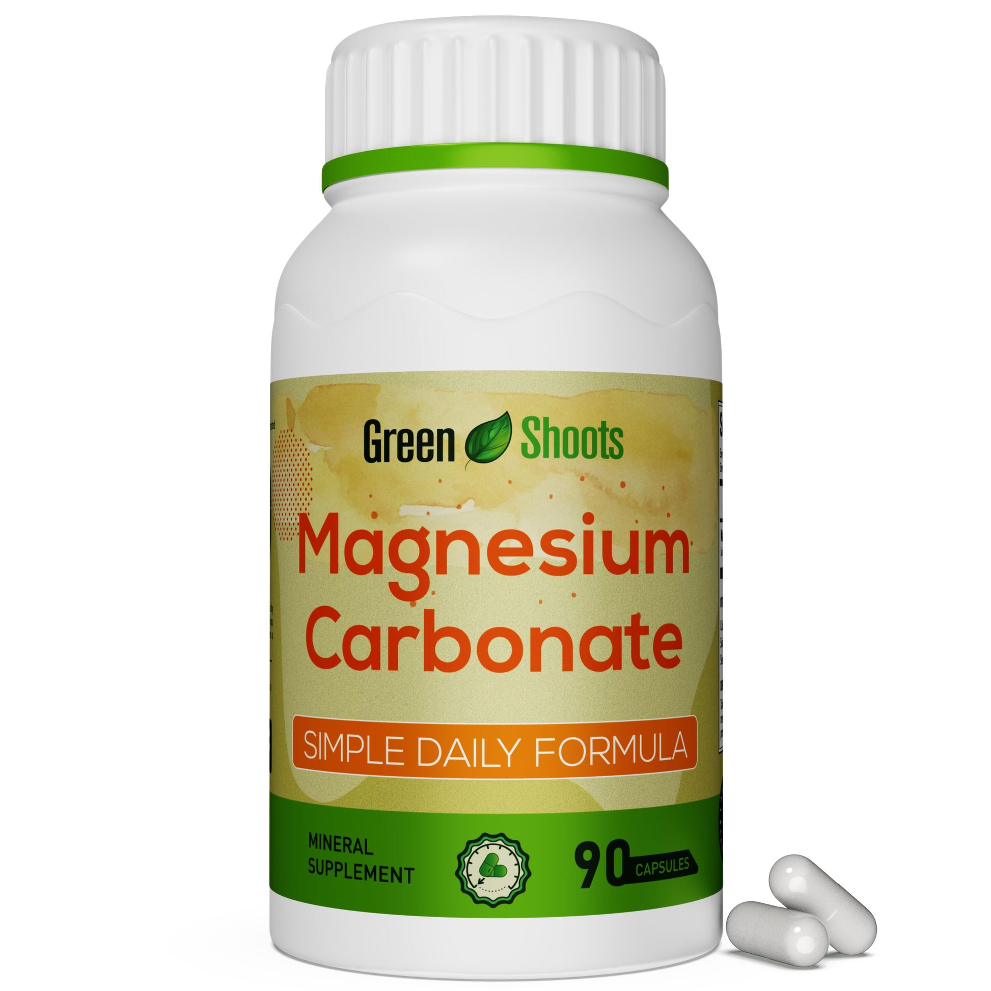 Greenshoots Magnesium Carbonate Capsules, Magnesium Supplement, 90 Capsules