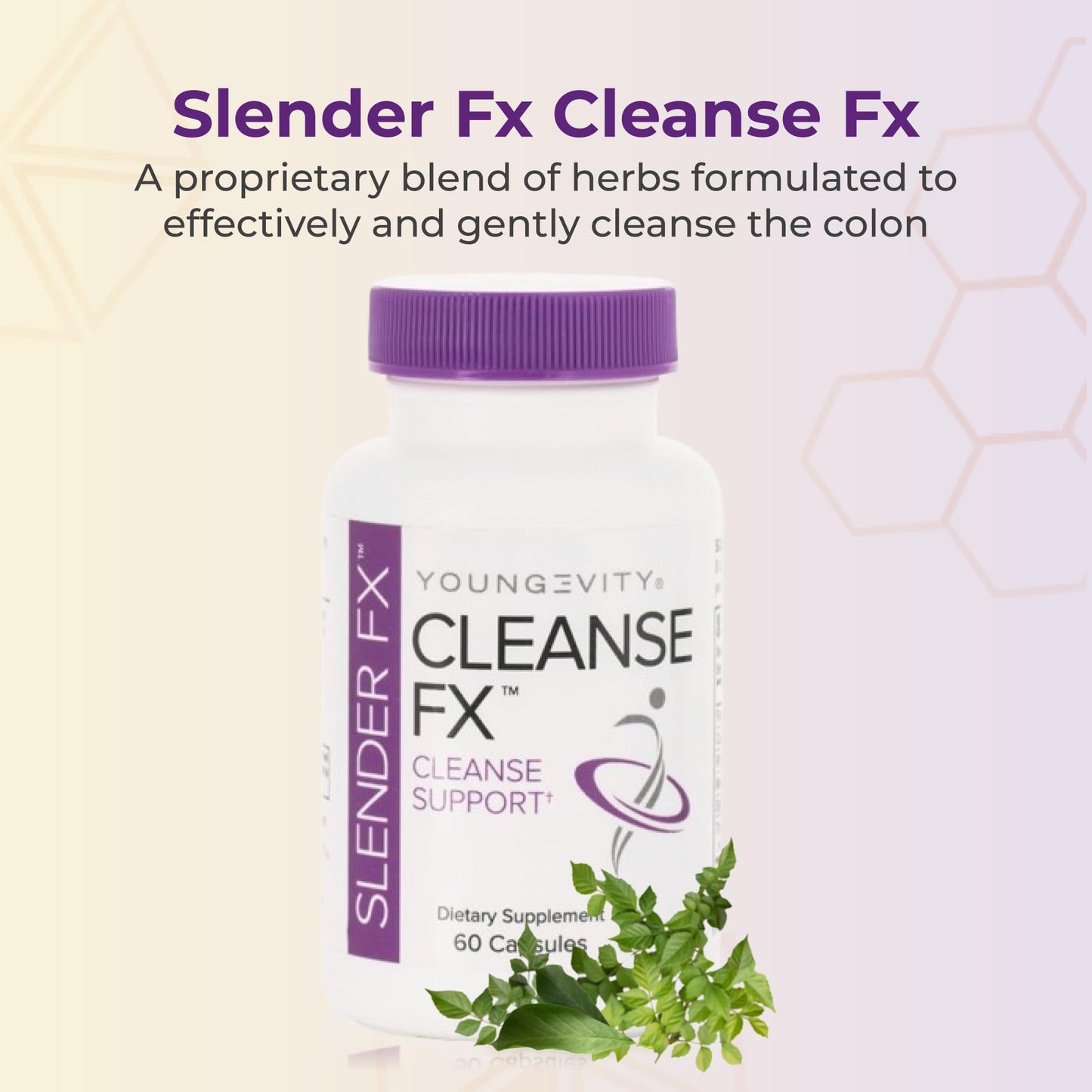 Youngevity Slender FX Cleanse FX Super Colon Cleanse Capsules, 60