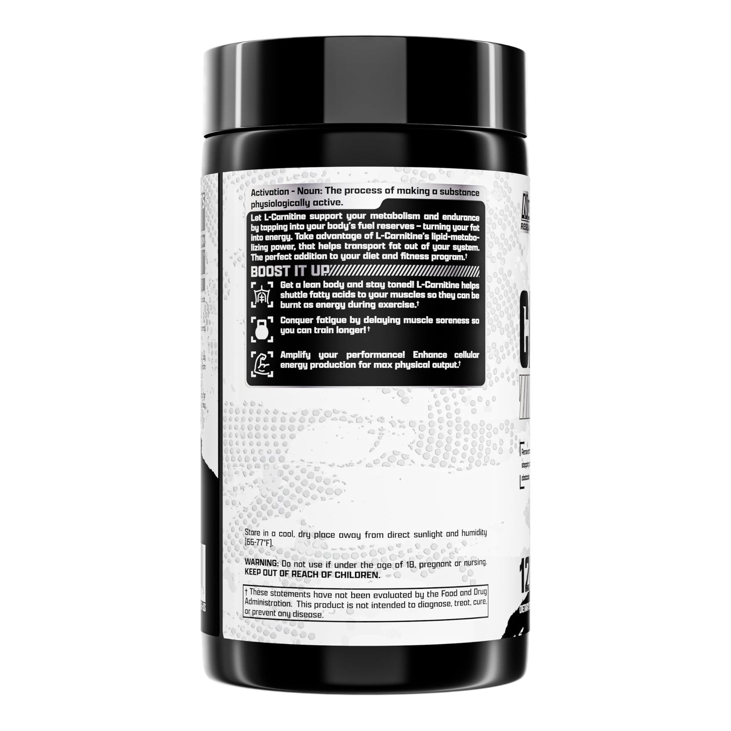 Nutrex Research Lipo-6 L Carnitine 1000mg L-Carnitine Tartrate Capsules, 120 Capsules