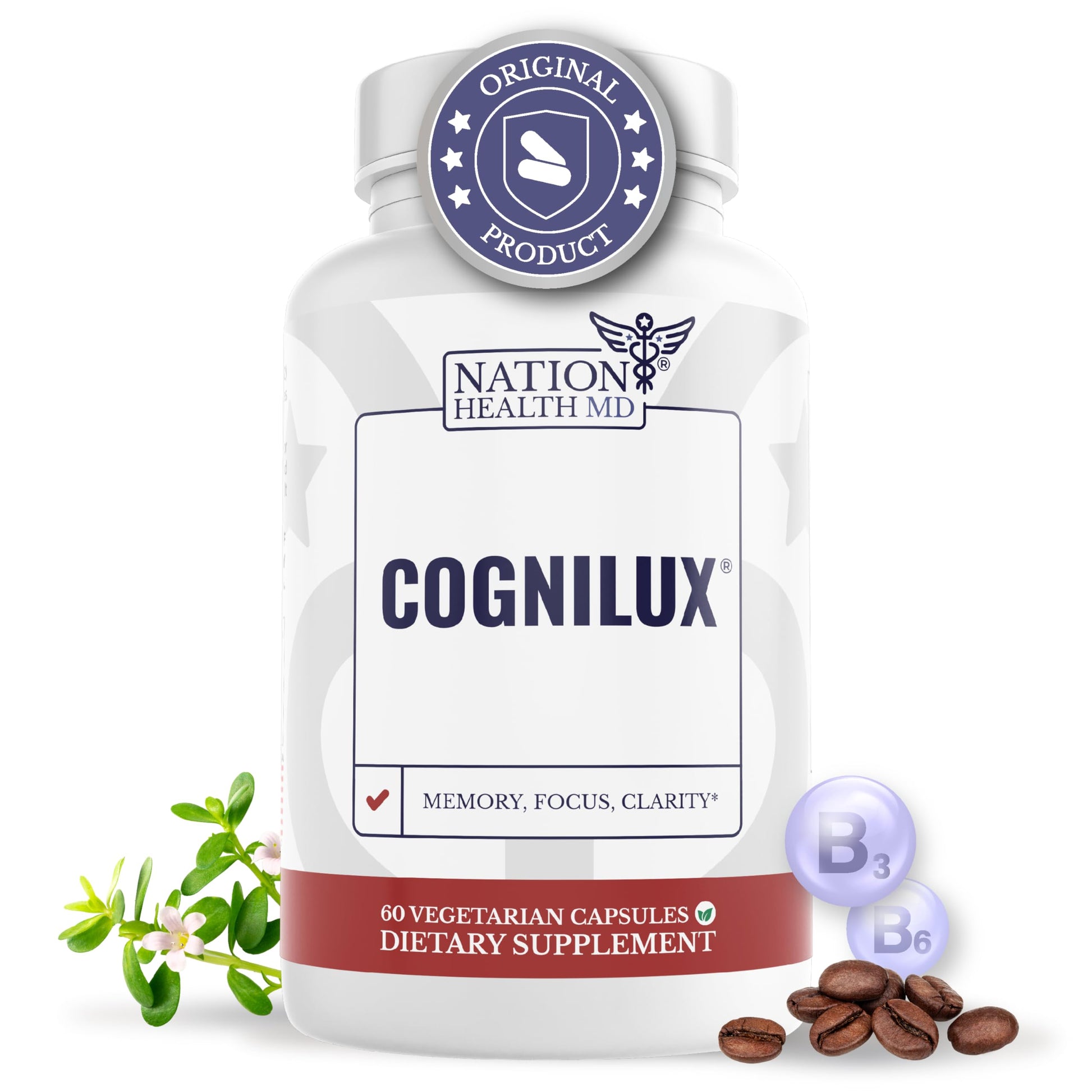 NATION HEALTH MD Cognilux Capsule 60 Count