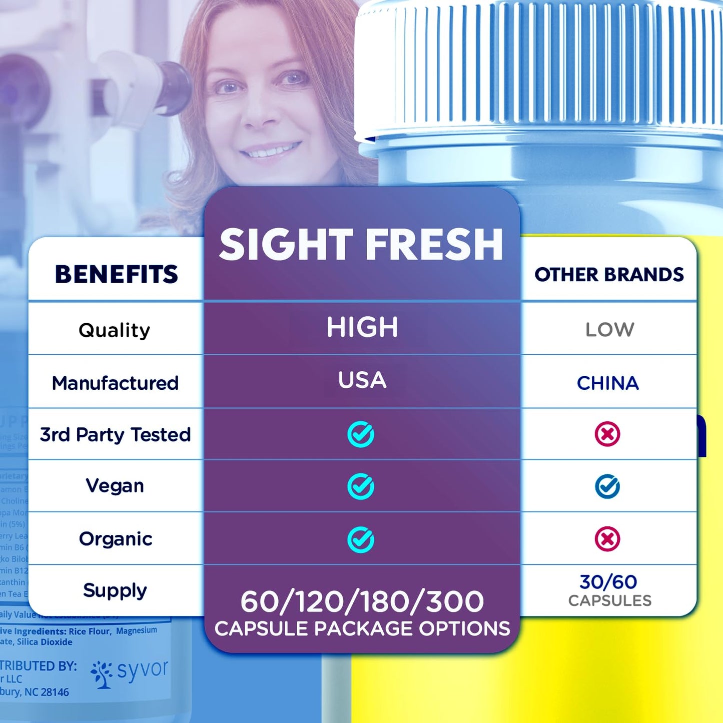 Syvor Sight Fresh Capsules Capsule 300 Count
