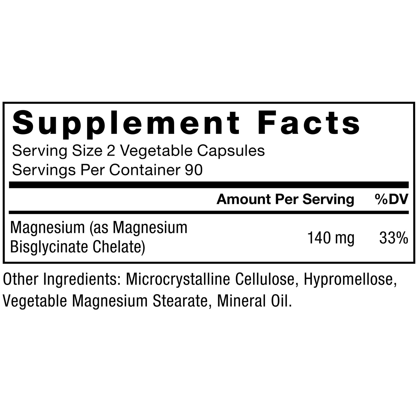 Force Factor Magnesium Glycinate Capsules 180 Count